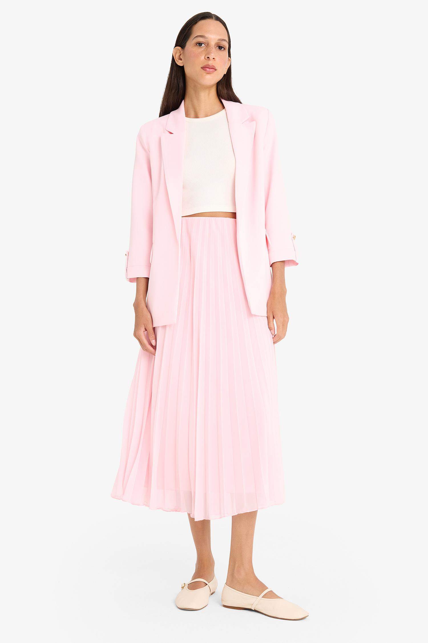 Regular Cepli Apoletli Blazer Ceket