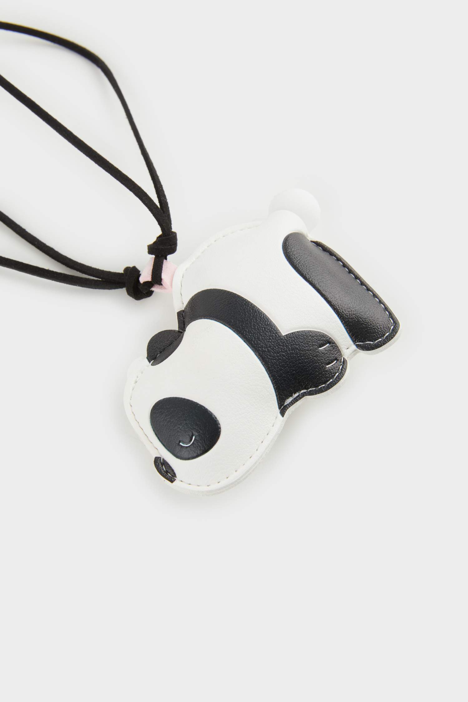 Woman Panda Charm Keychain