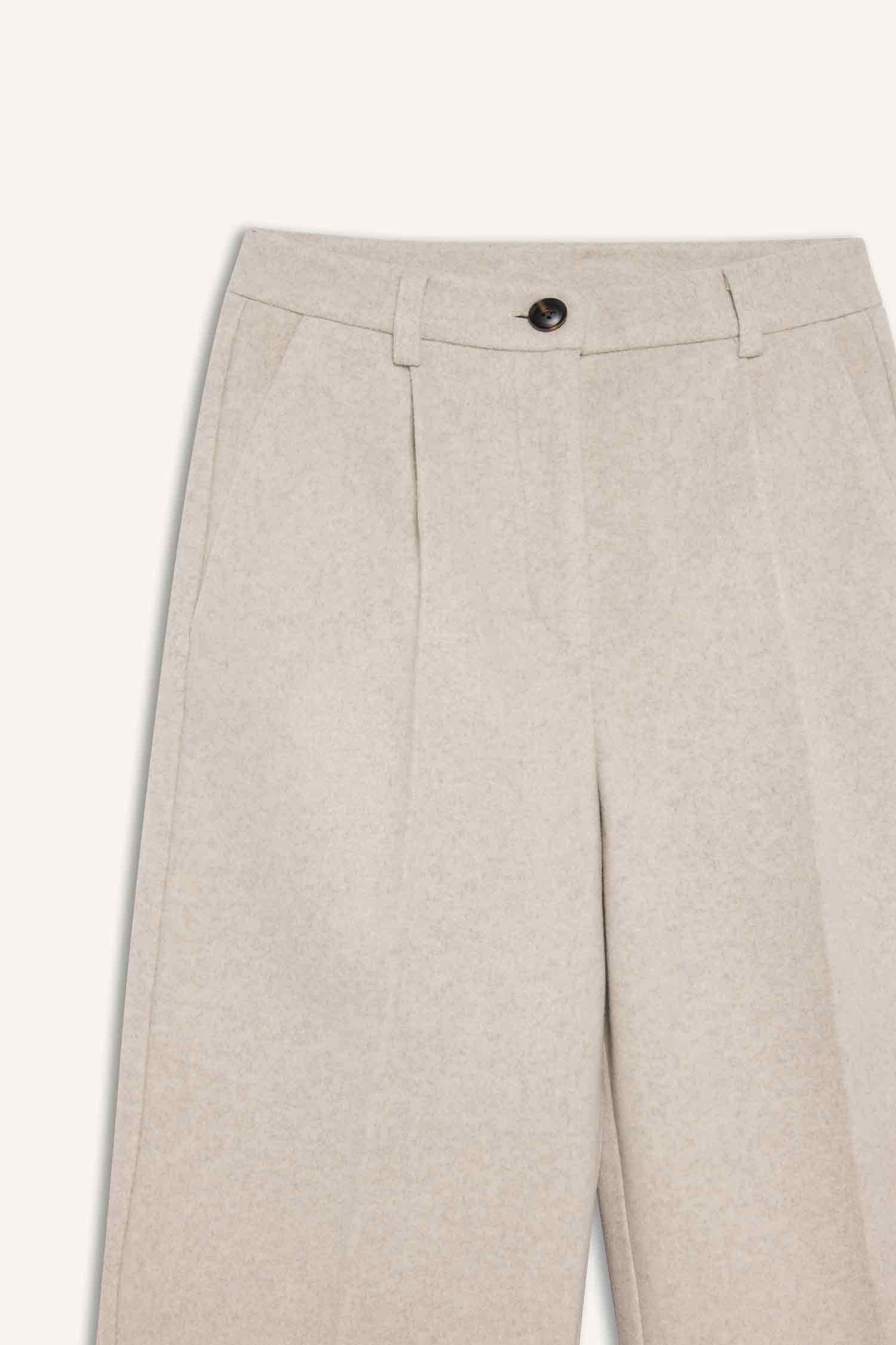 кең аяқ фланель Шалбар