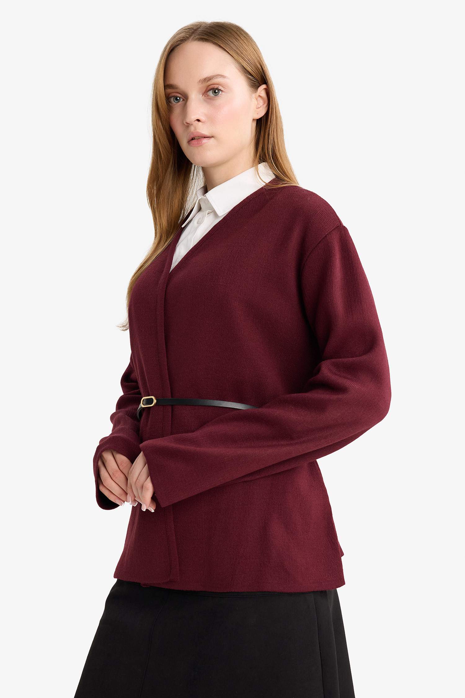 Slim Fit V-Neck Knitwear Cardigan