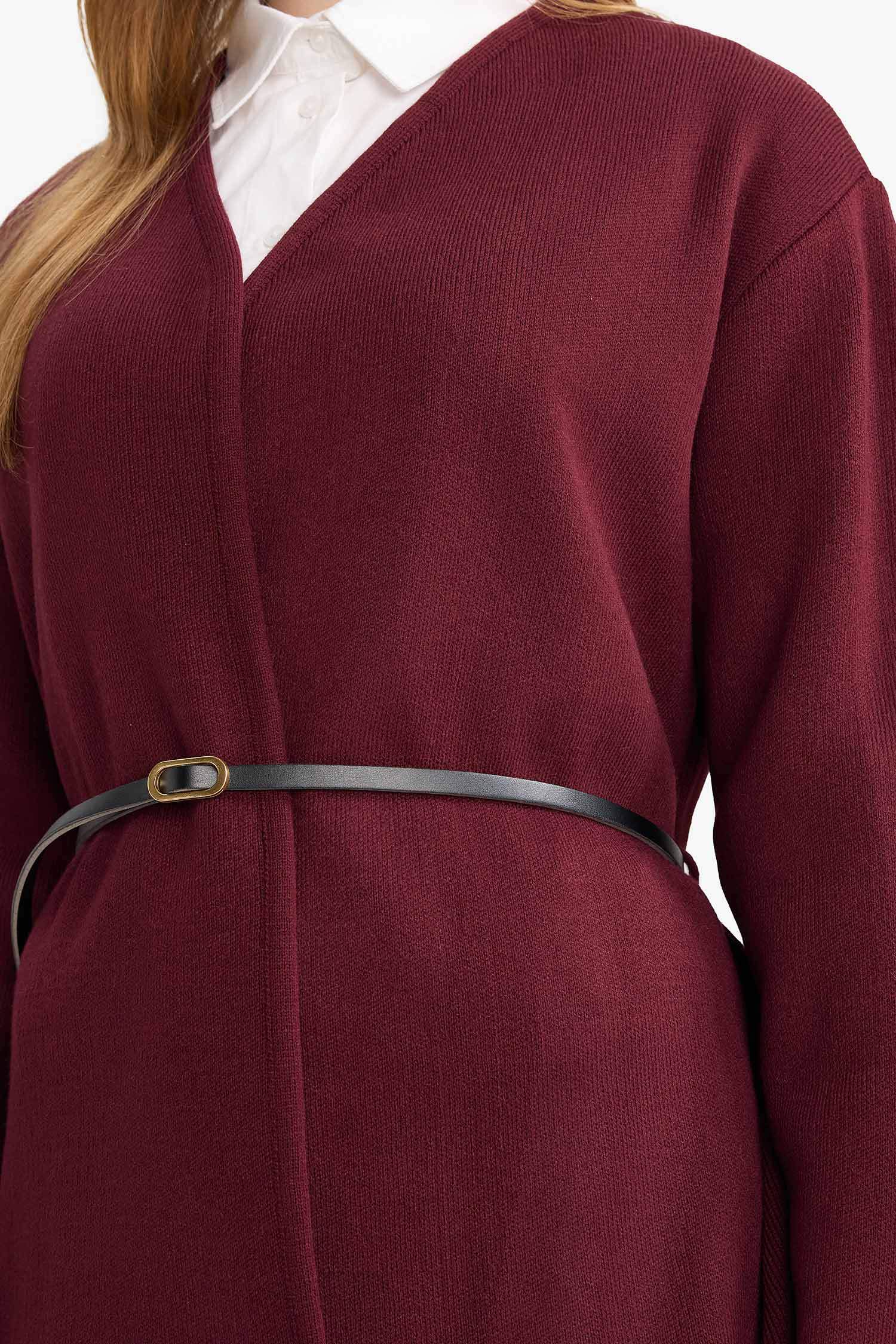 Slim Fit V-Neck Knitwear Cardigan