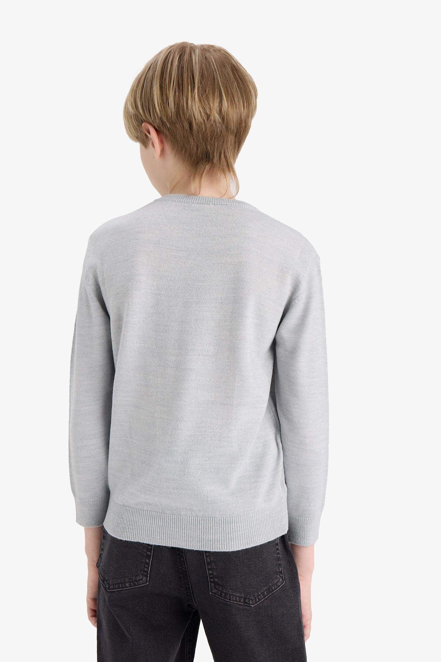 Erkek Çocuk Okul V Yaka Triko Kazak