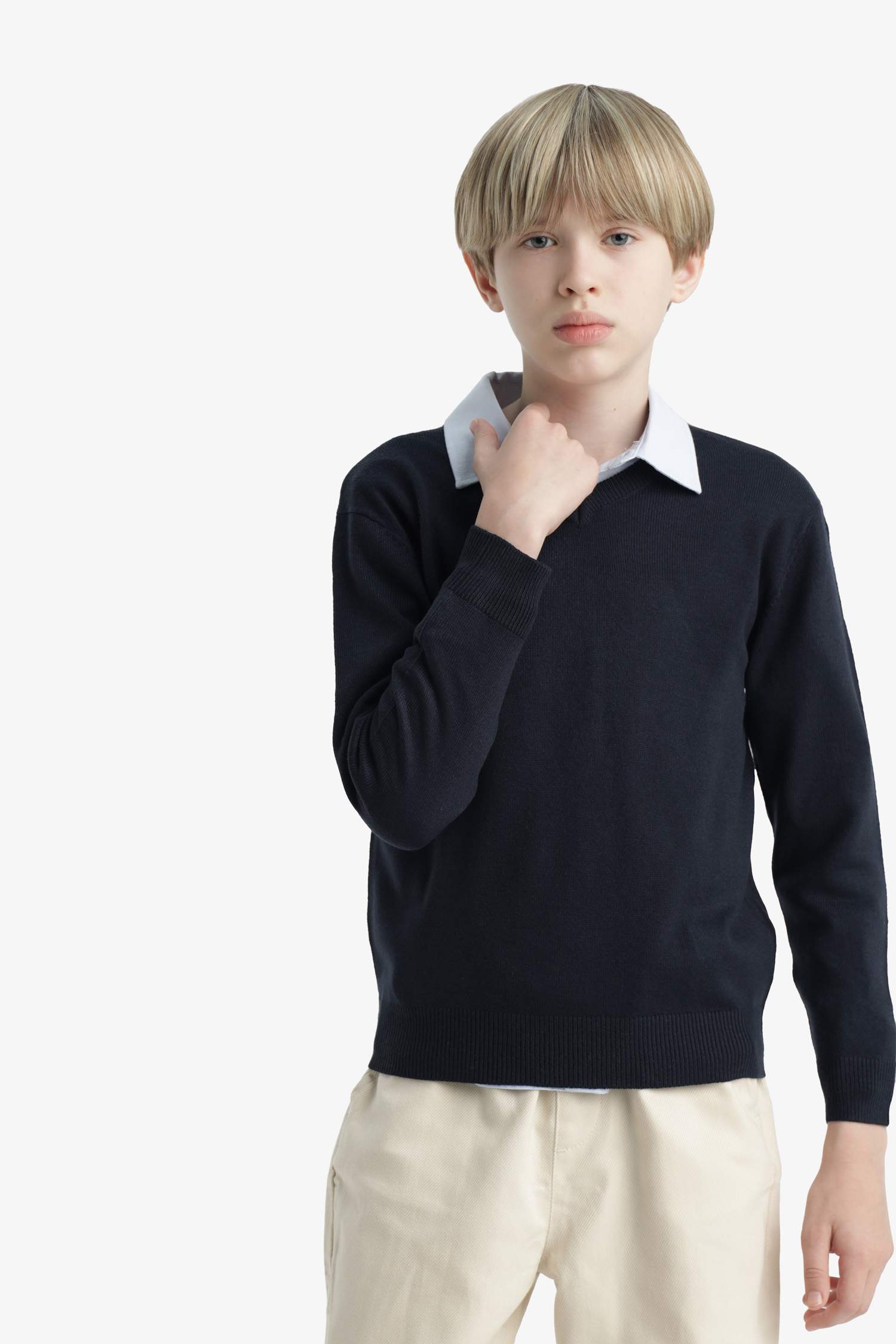 Ұлдарға қалыпты пішім Пулловер