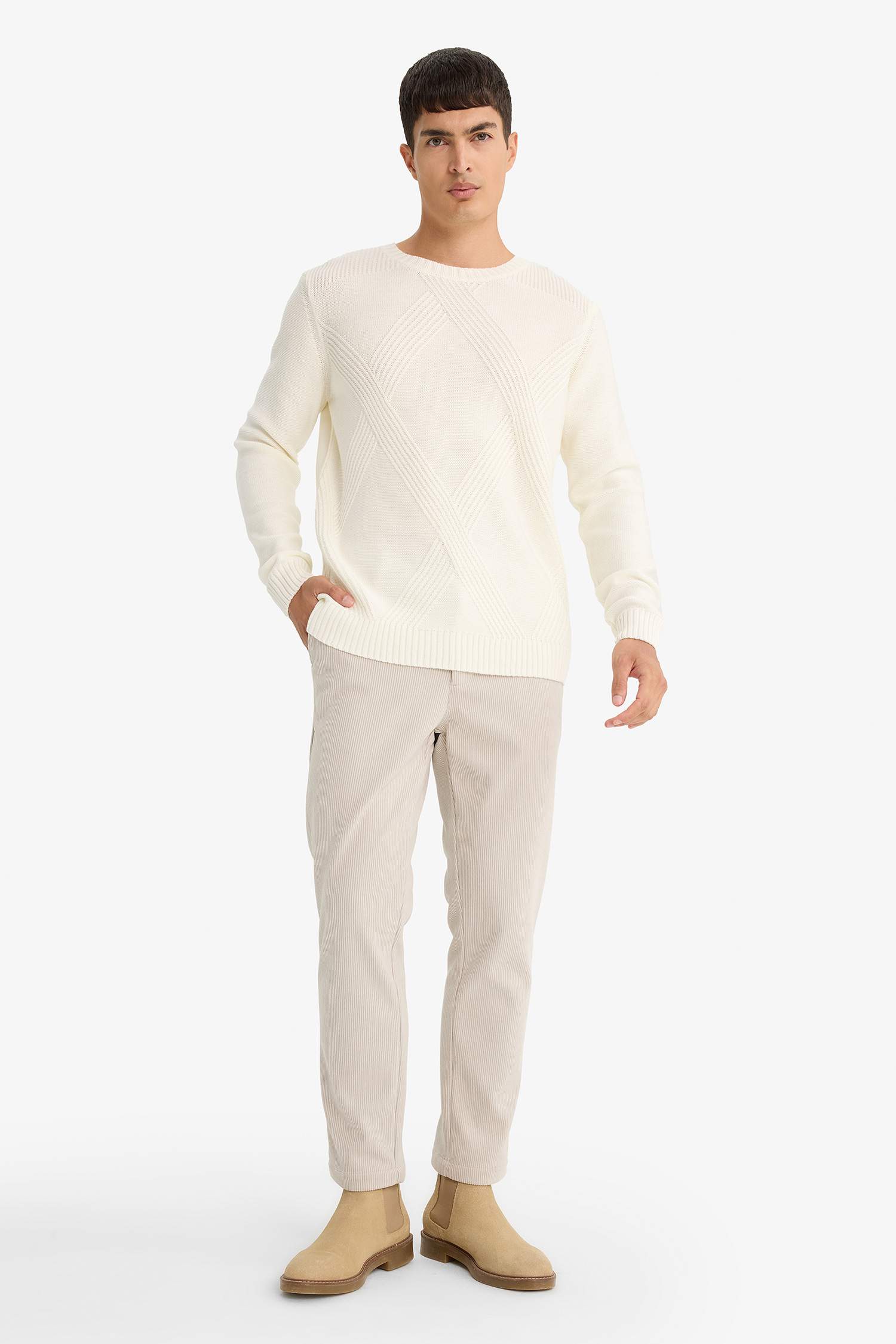 Regular Fit Straight Leg Chino Pants