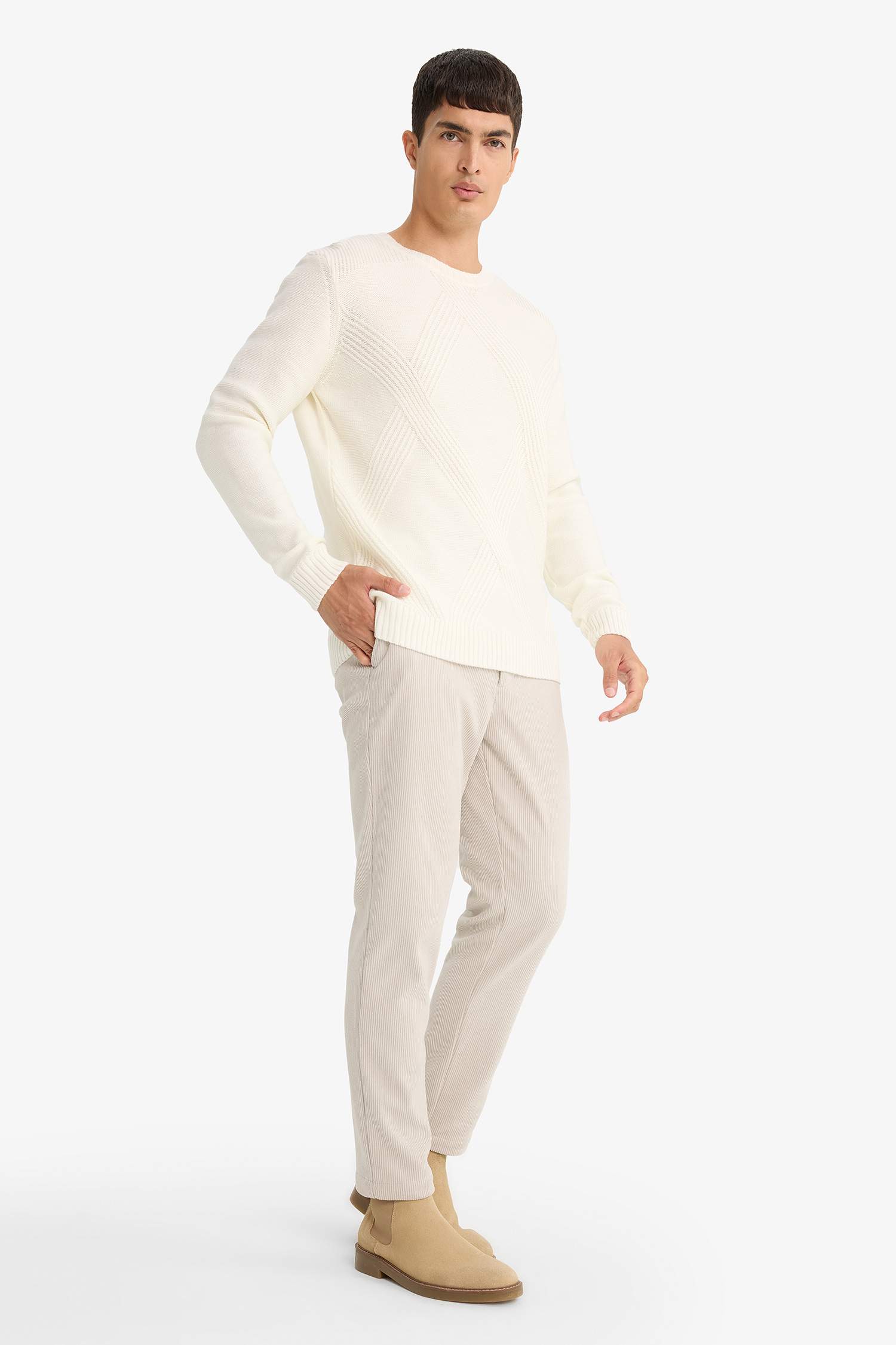 Regular Fit Straight Leg Chino Pants