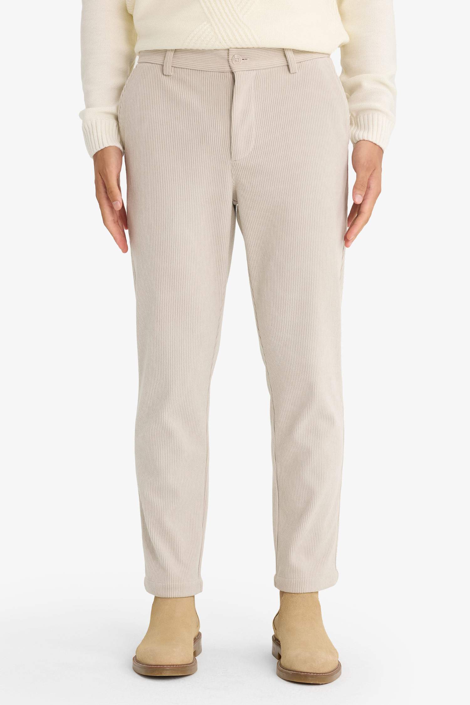 Regular Fit Straight Leg Chino Pants