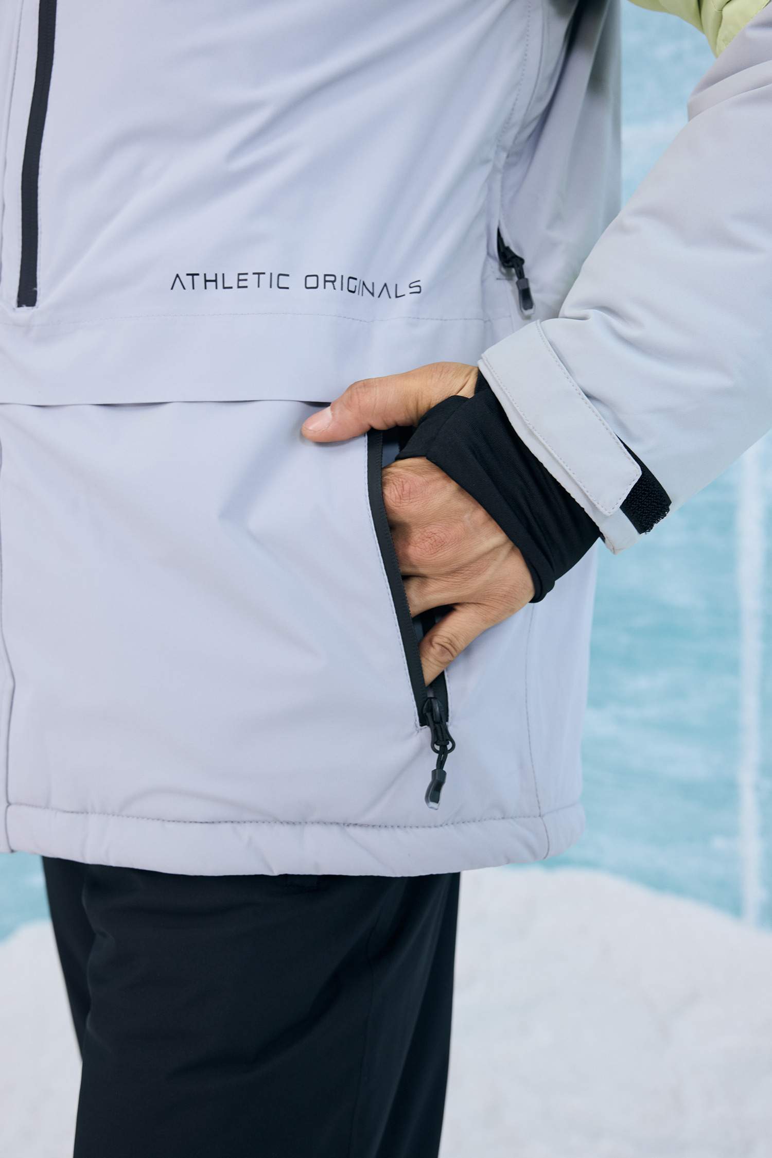 Лыжная куртка Defactofit водостойкая Regular Fit с капюшоном и молнией