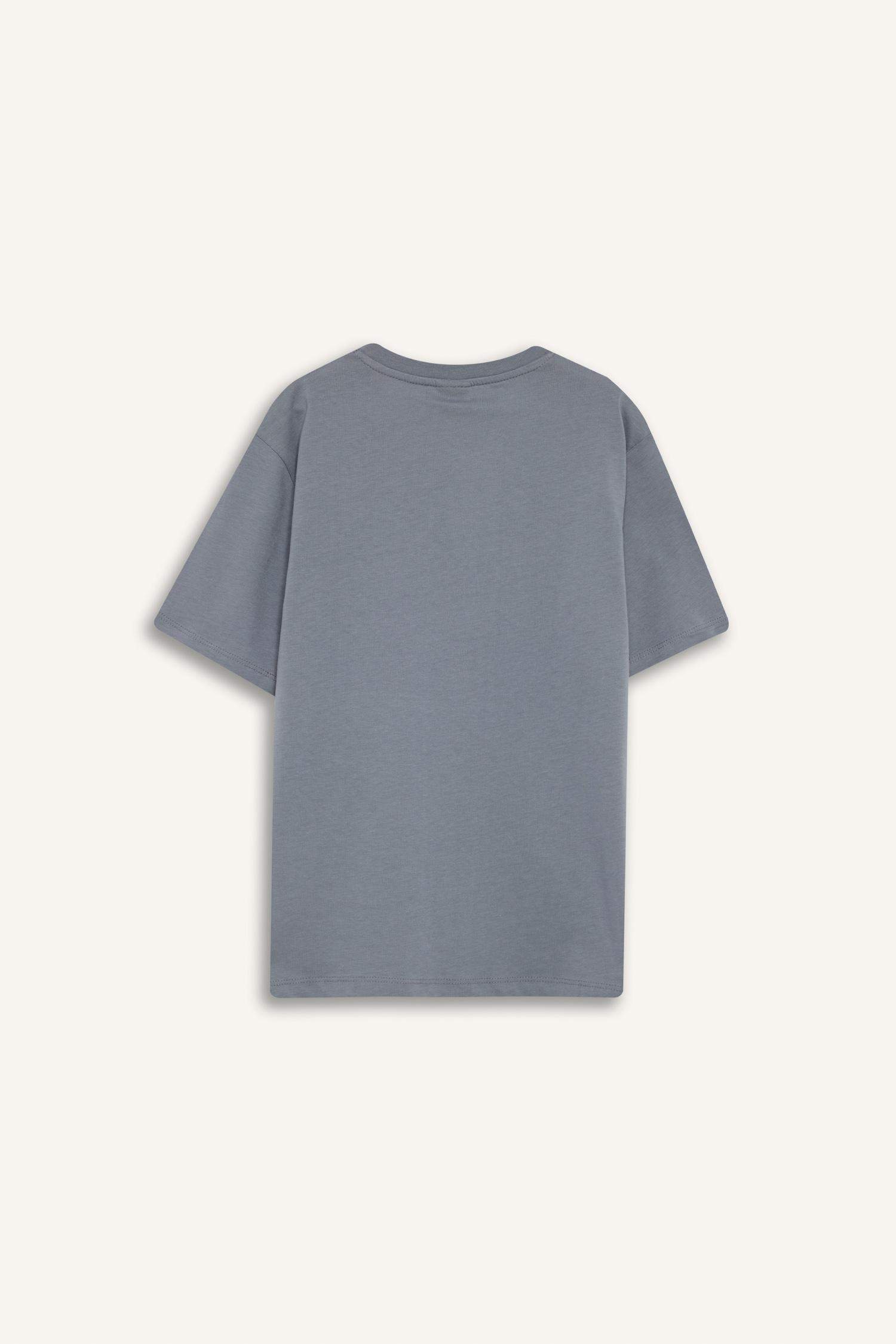 تيشيرت ولادي نص ردن مطبوع قصة عادية