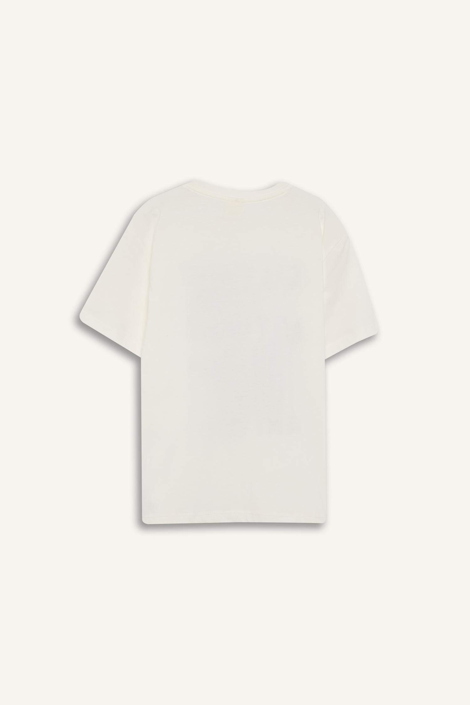 تيشيرت ولادي نص ردن مطبوع قصة عادية