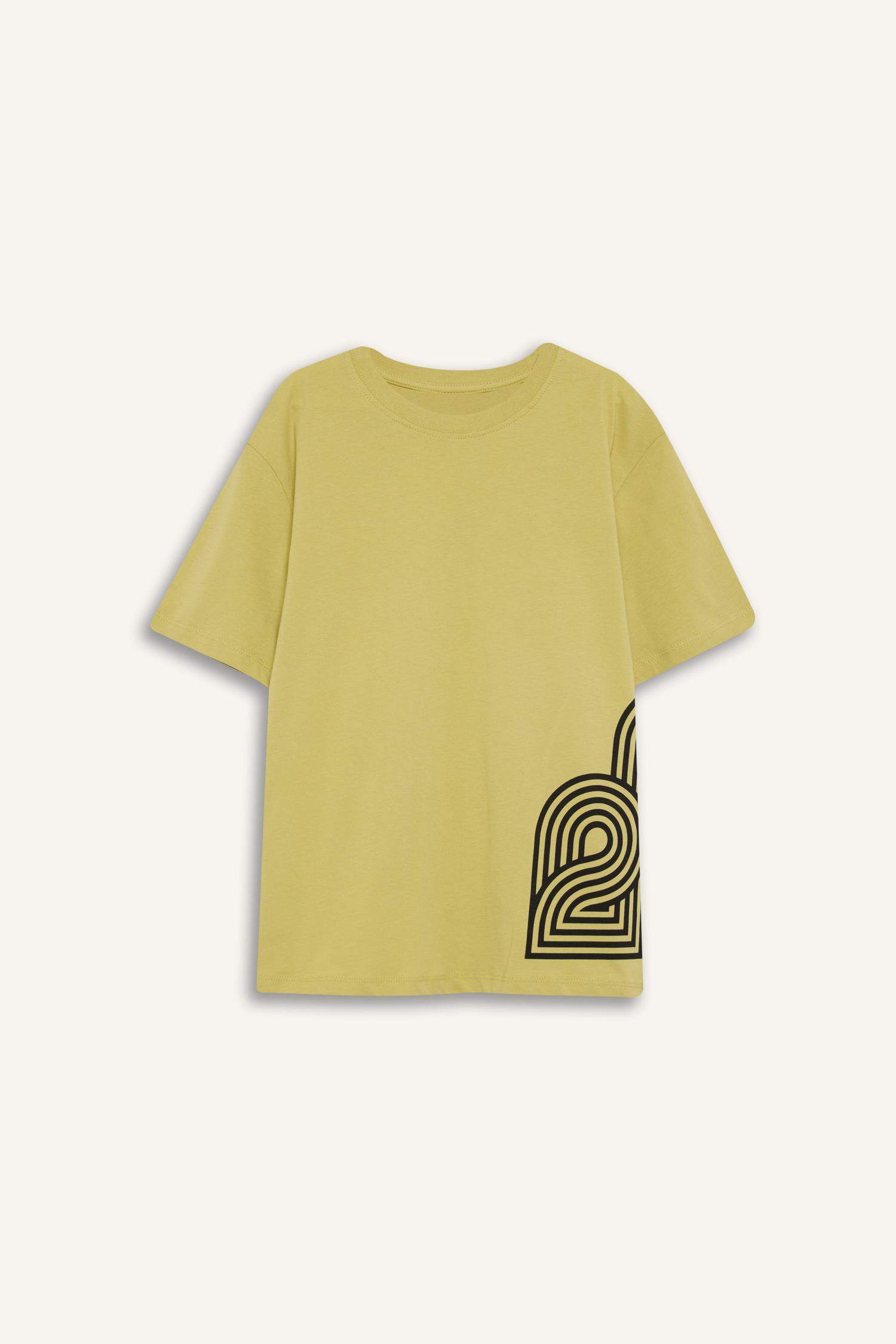 تيشيرت ولادي نص ردن مطبوع قصة عادية