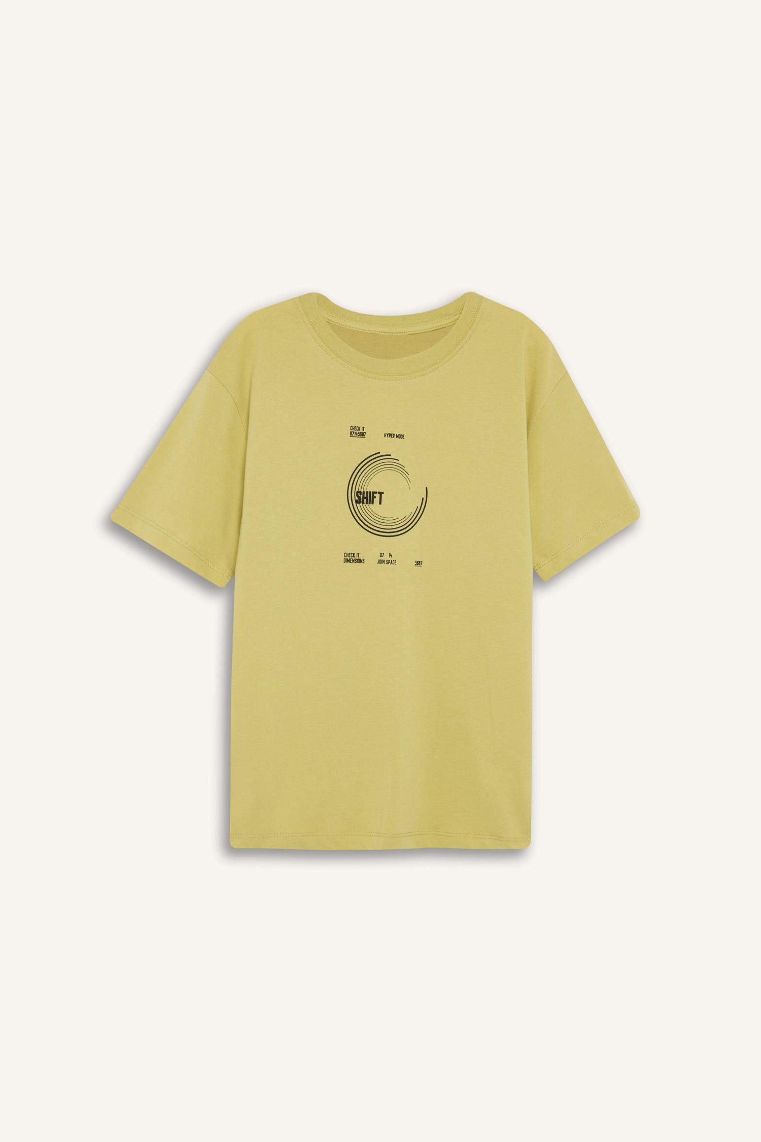 تيشيرت ولادي نص ردن قصة عادية بطبعة من الخلف