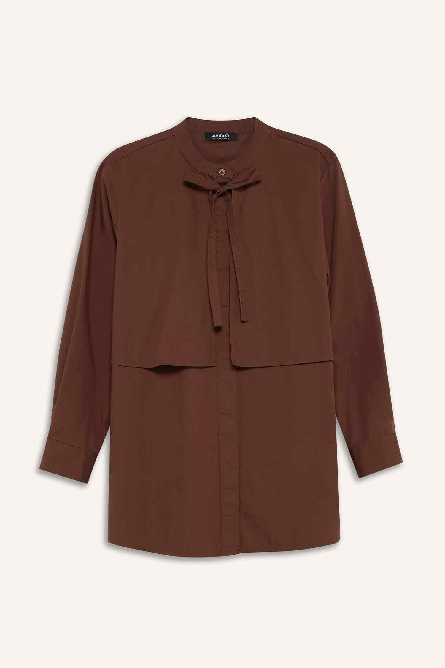 Relax Fit Poplin Uzun Kollu Tunik