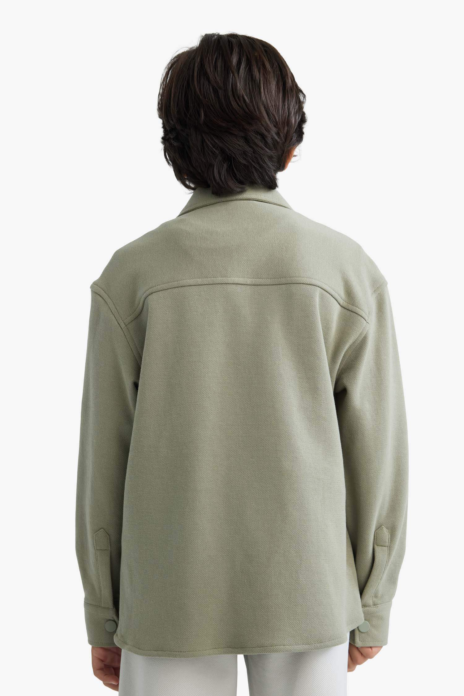 قميص بولو اولادي كم طويل اوفر سايز