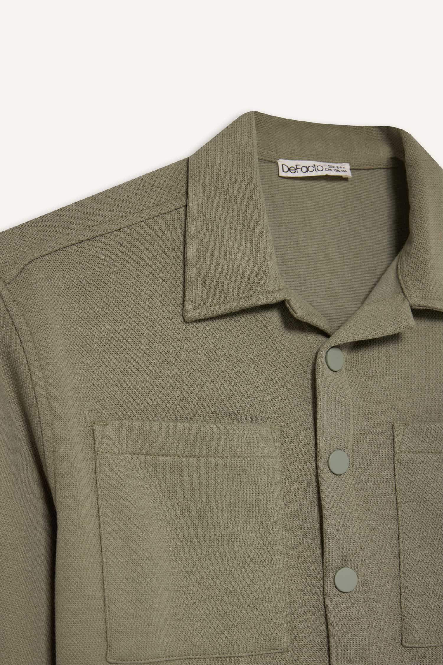 قميص بولو اولادي كم طويل اوفر سايز