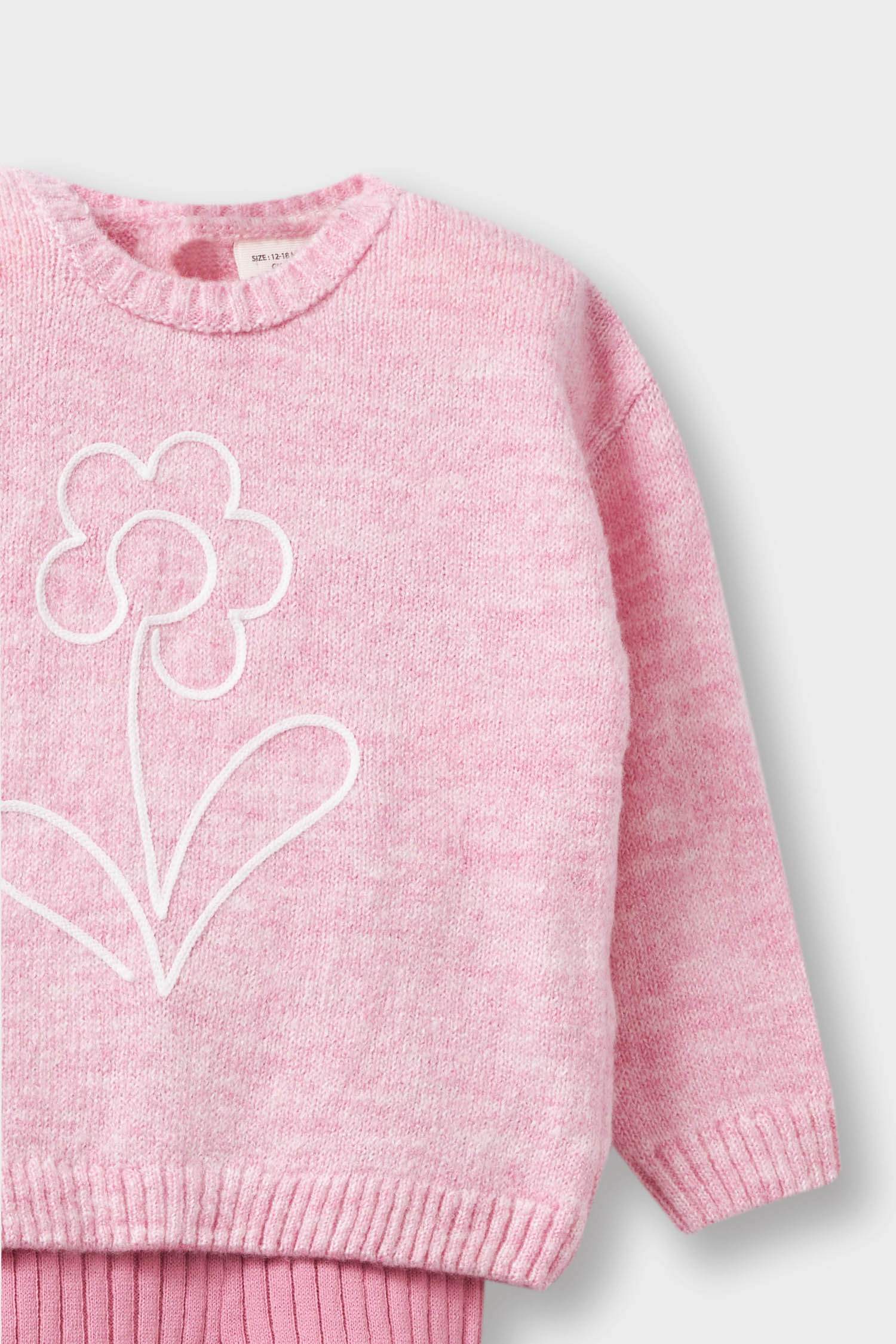 Baby Girl Floral Pullover Leggings 2 Piece Set