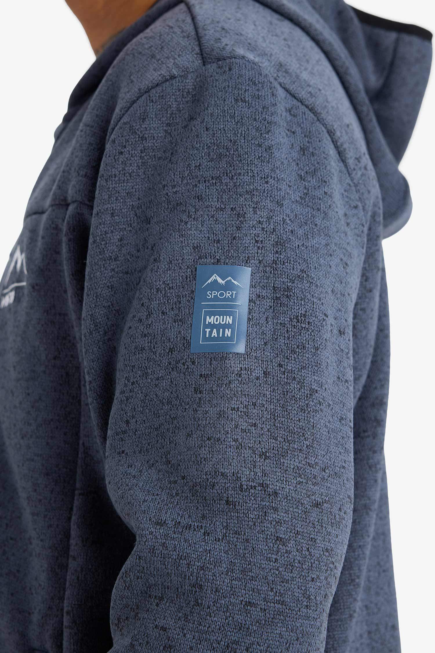 DeFactoFit Standard Fit Soft Lining Fleece Cardigan