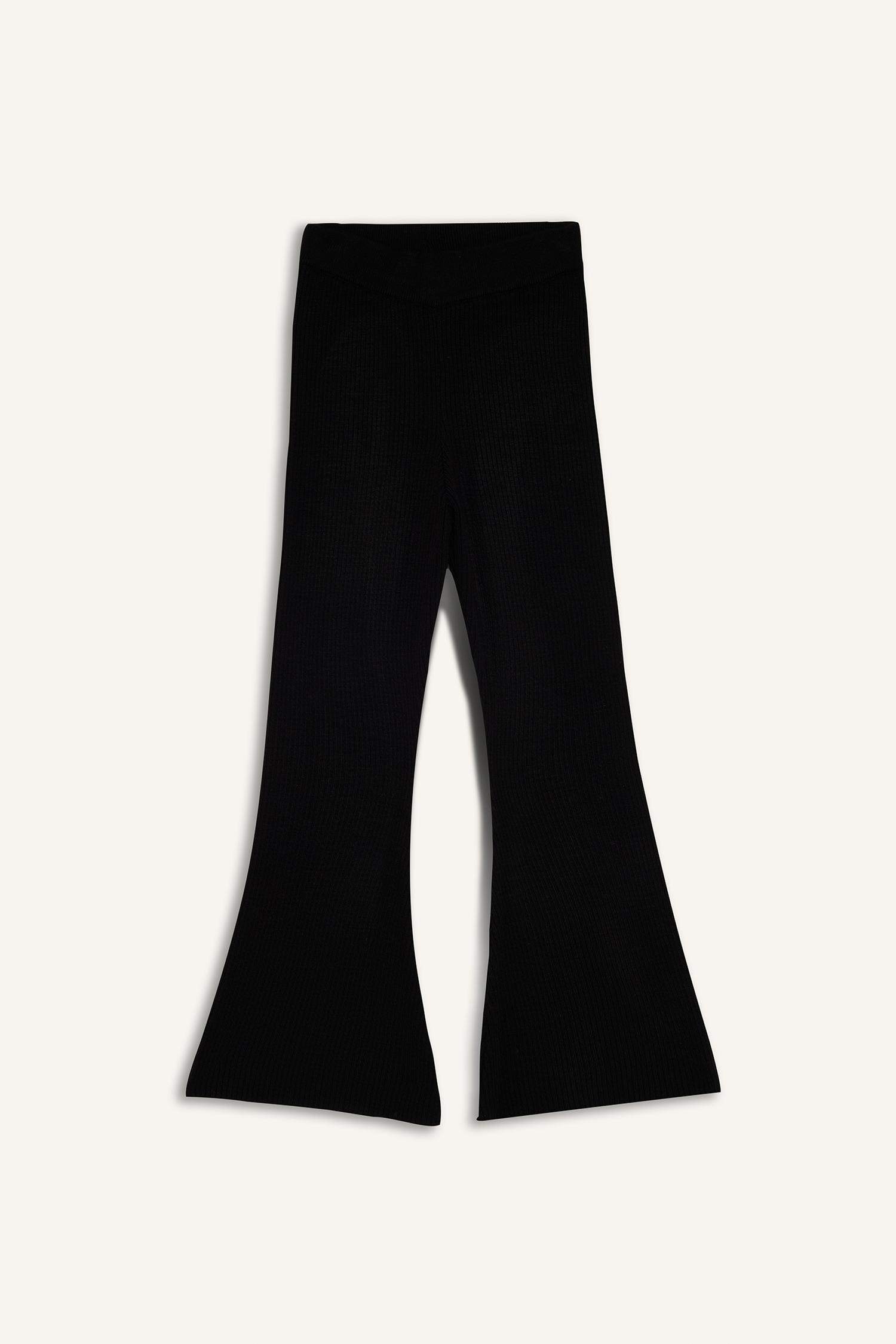 Girl Elastic Waist Flare Fit Trousers