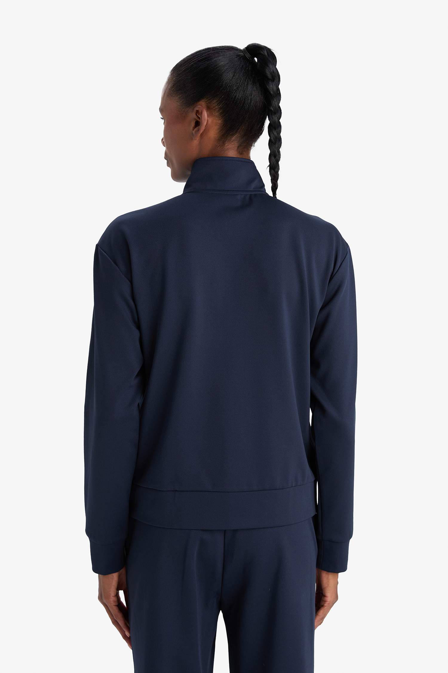 DeFactoFit Slim Fit Dar Kesim Dik Yaka İçi Yumuşak Tüylü Fermuarlı Hırka 