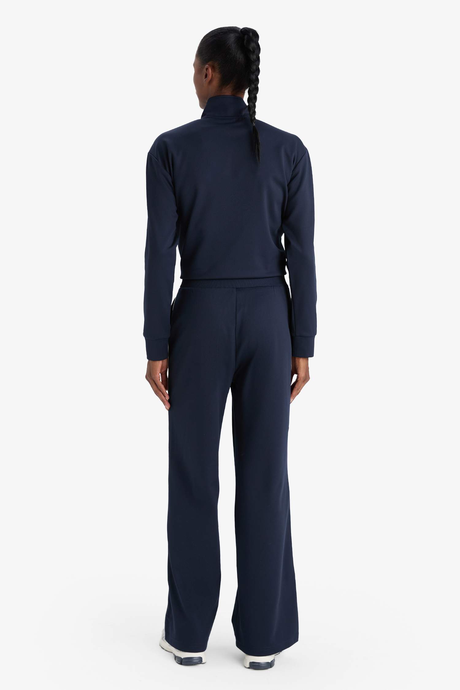 Спортивные брюки DeFactoFit Wide Leg с широкими штанинами, карманами, мягкой флисовой подкладкой