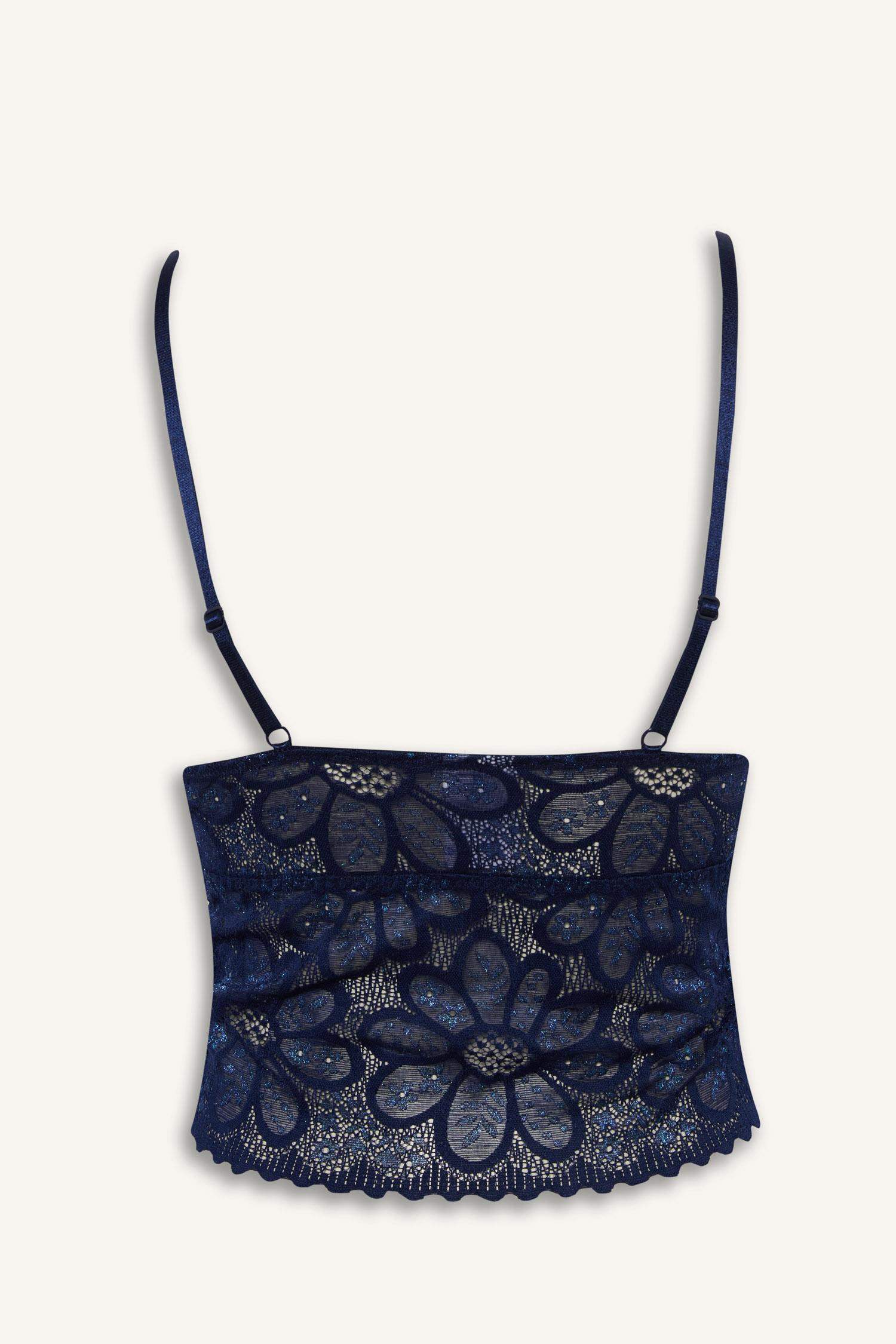 Dantelli Kapsız Pedsiz Balensiz Bralet