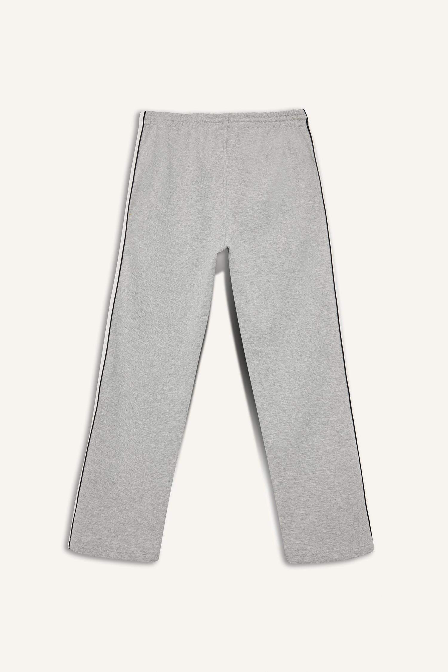 بنطلون سويت بانتس وايد ليج برجل واسع بجيب