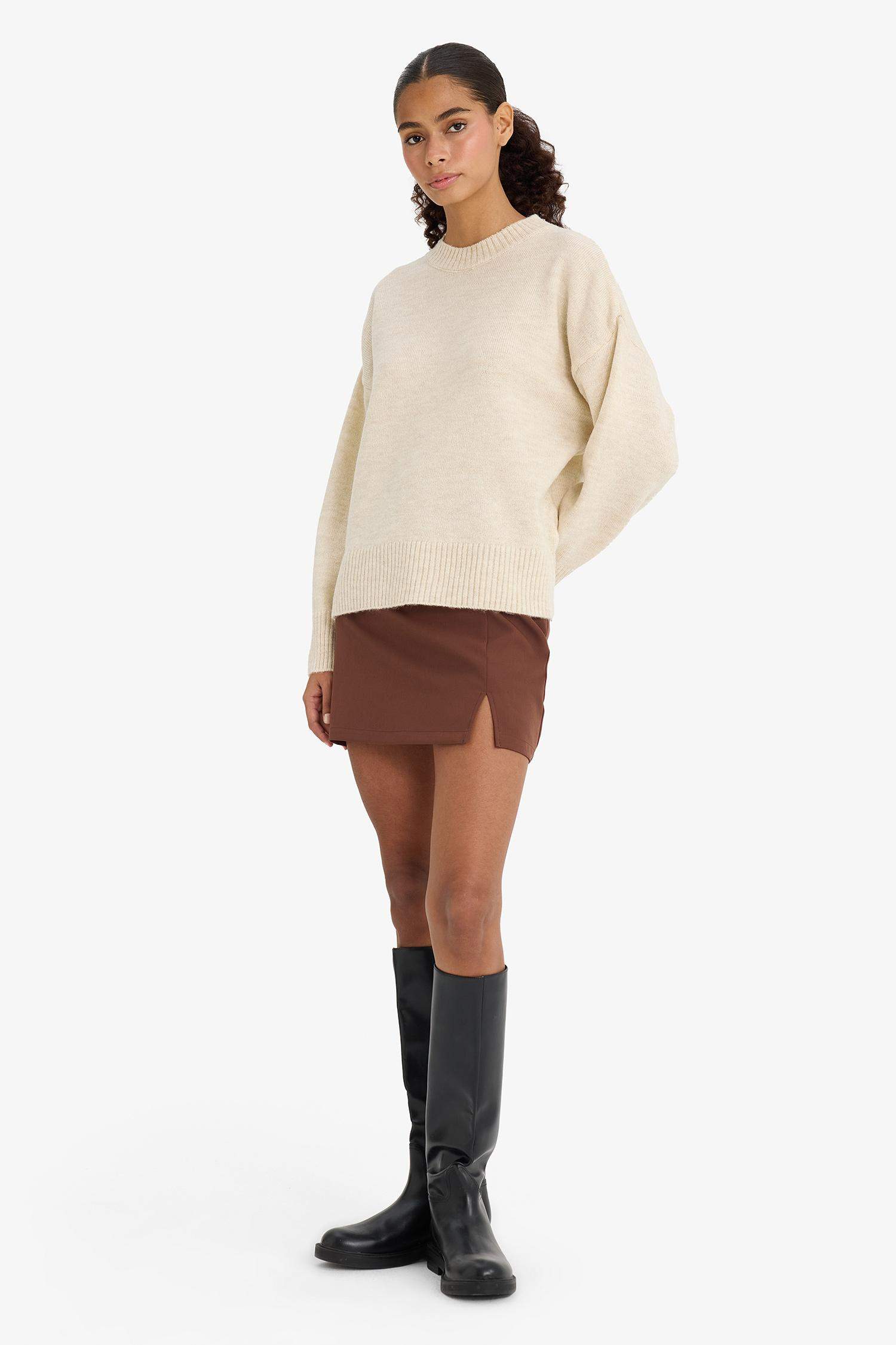 Regular Fit Normal Waist Skirt