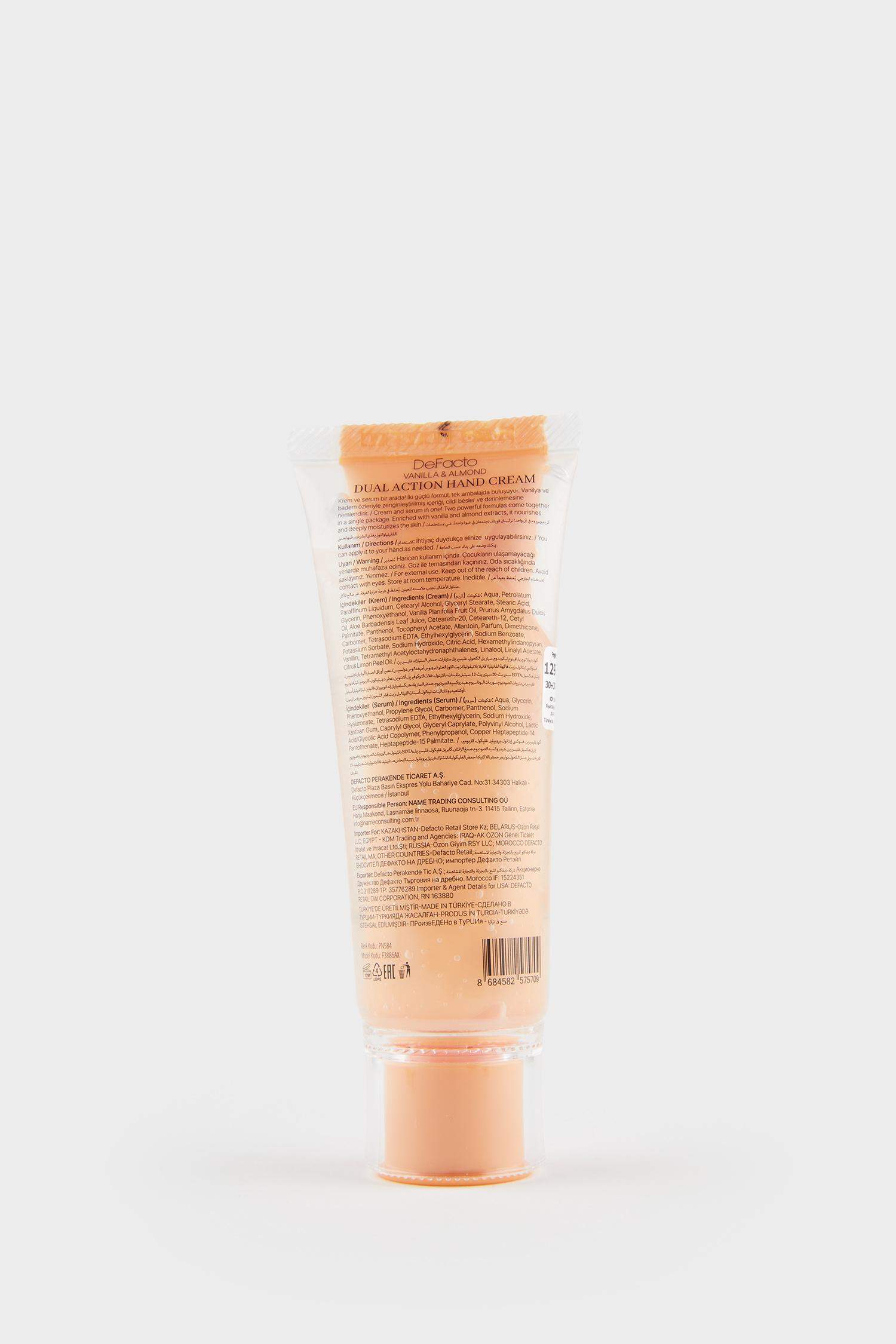 GlowIN Vanilya ve Badem Özlü Nemlendirici El Kremi – Çift Etkili Besleyici & Onarıcı Formül (75ml)