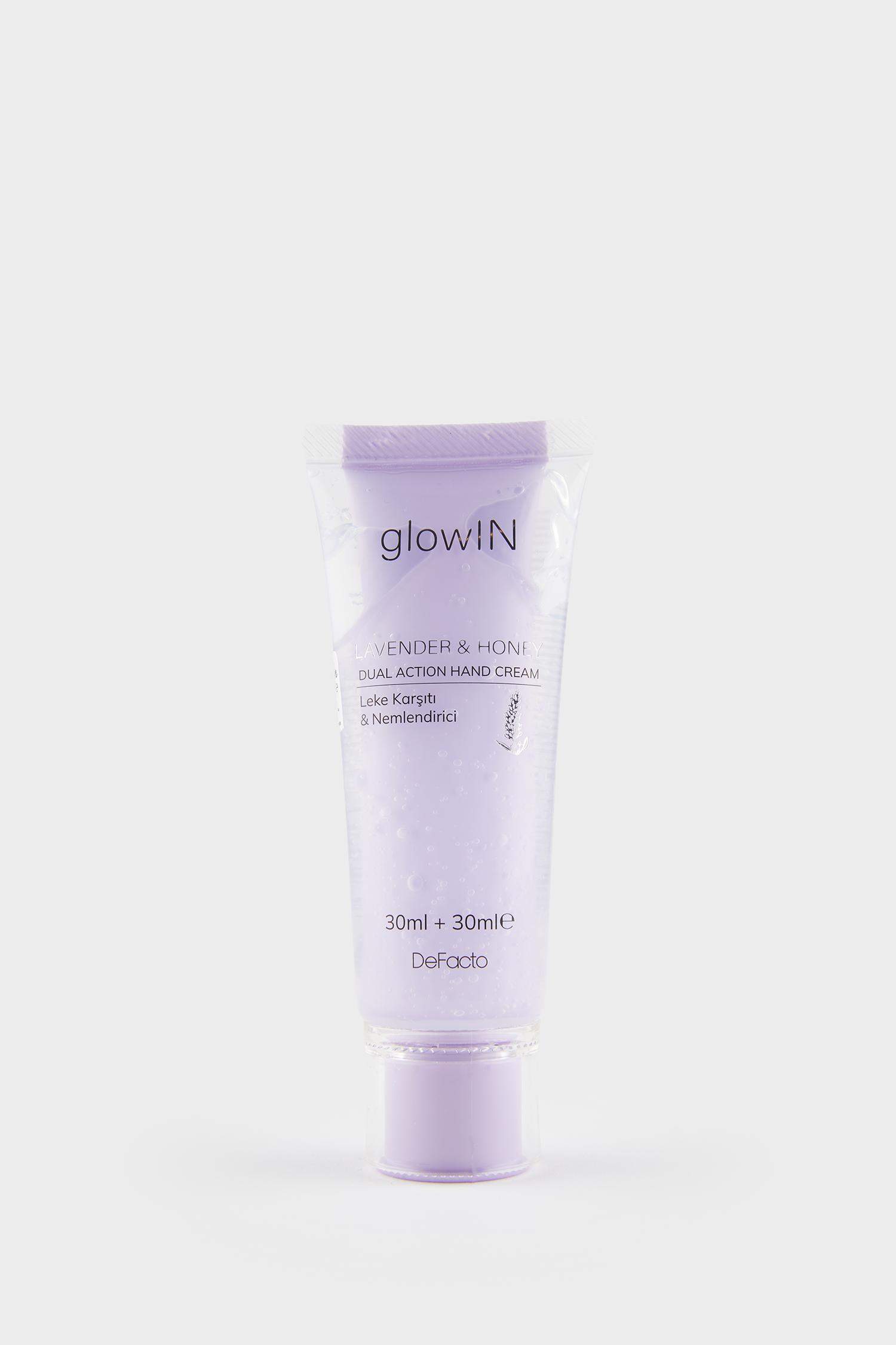 GlowIN Lavanta ve Bal Özlü Nemlendirici El Kremi – Çift Etkili Besleyici & Onarıcı Formül (75ml)