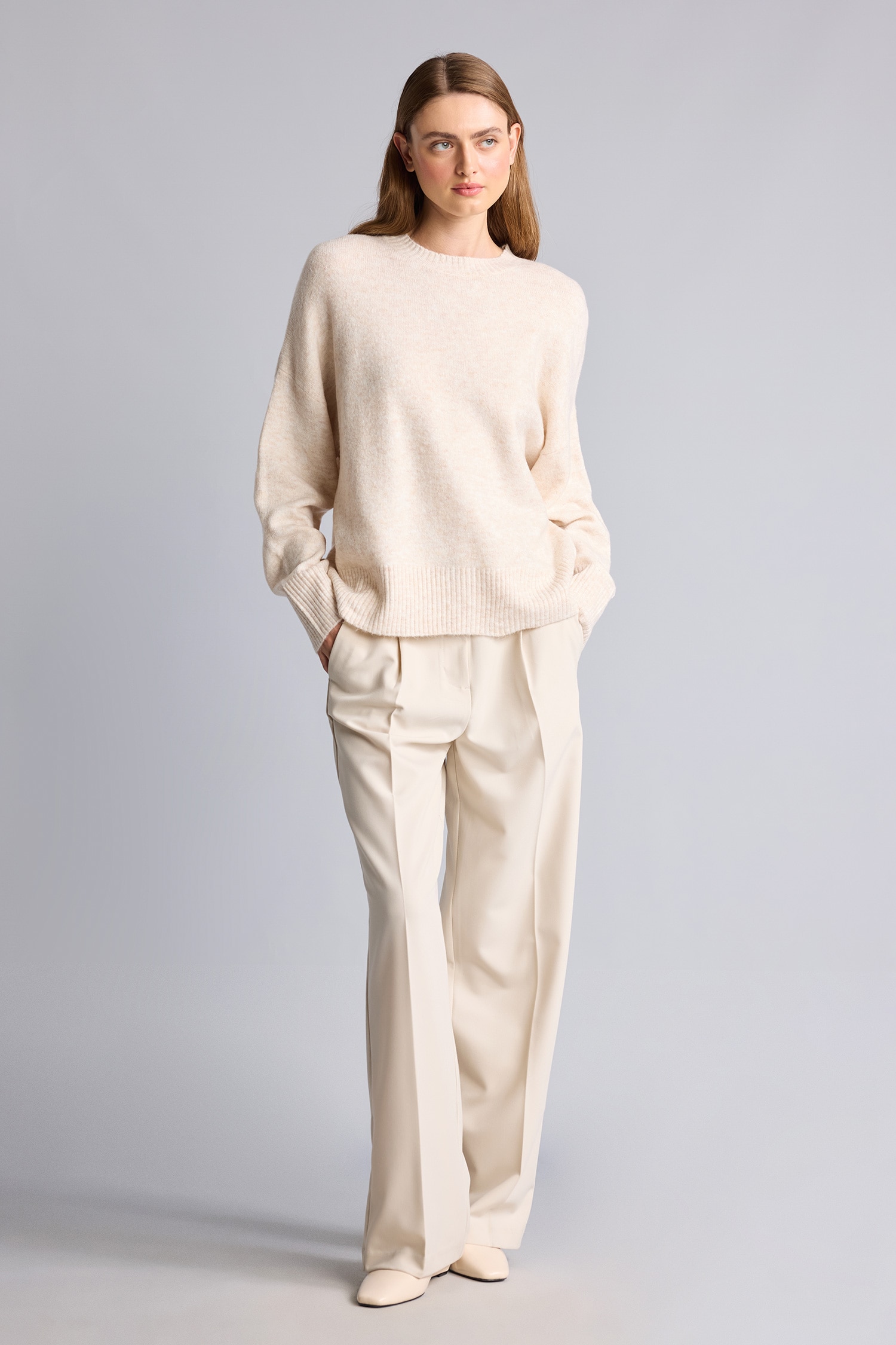 DeFacto Oversize Basic Triko Kazak görsel 2