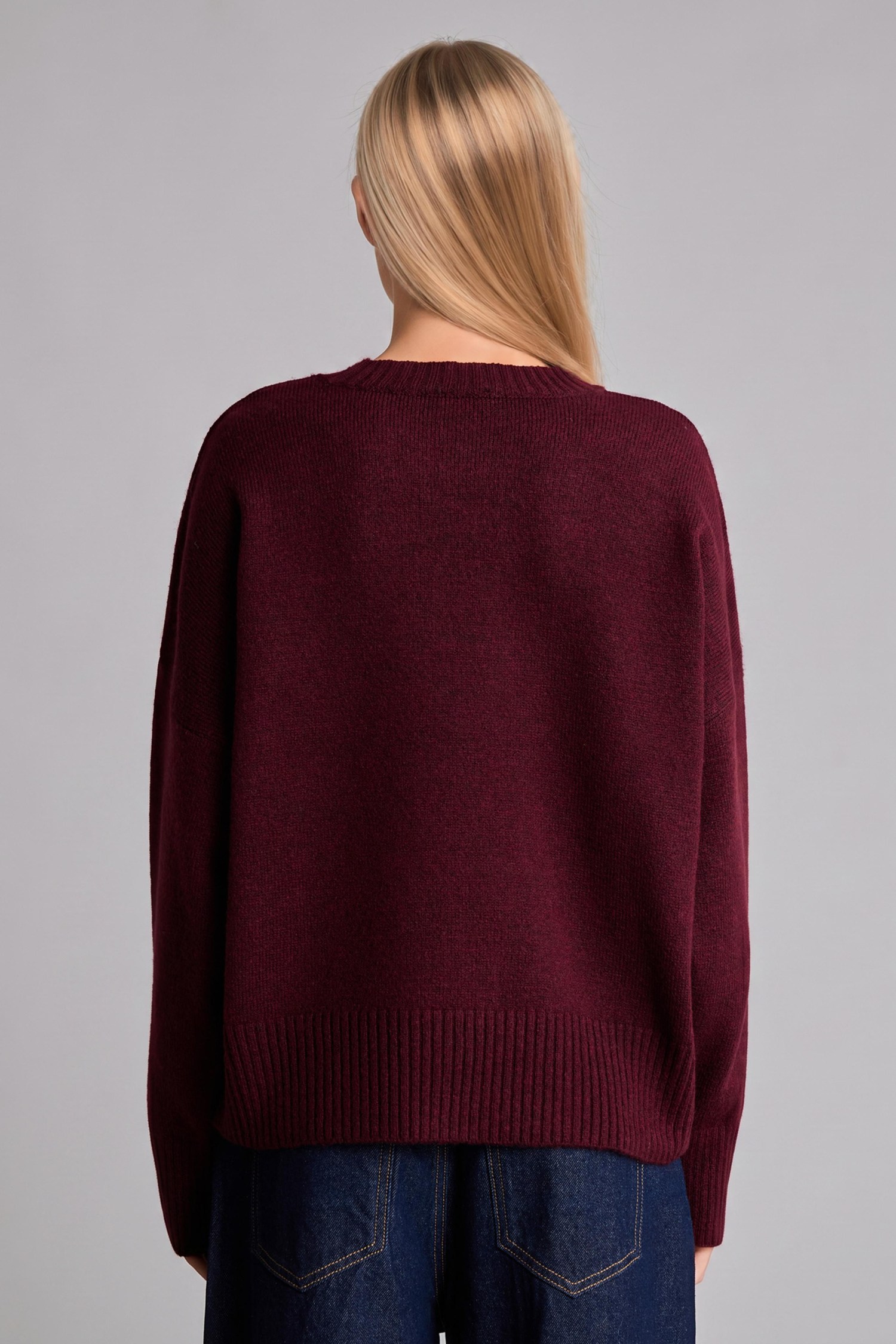 DeFacto Oversize Basic Triko Kazak görsel 4