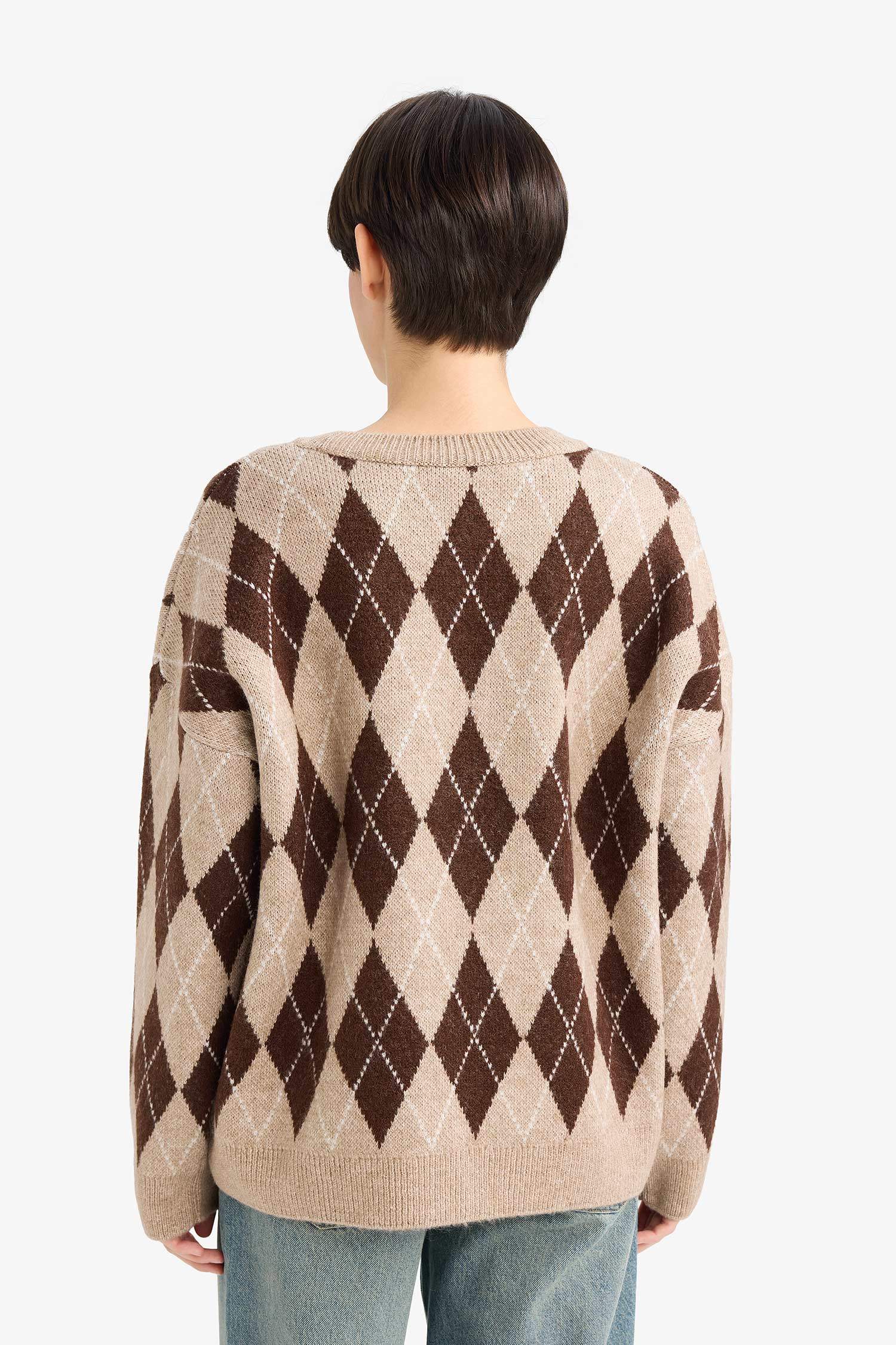 Relax Fit Crew Neck Knitwear Pullover