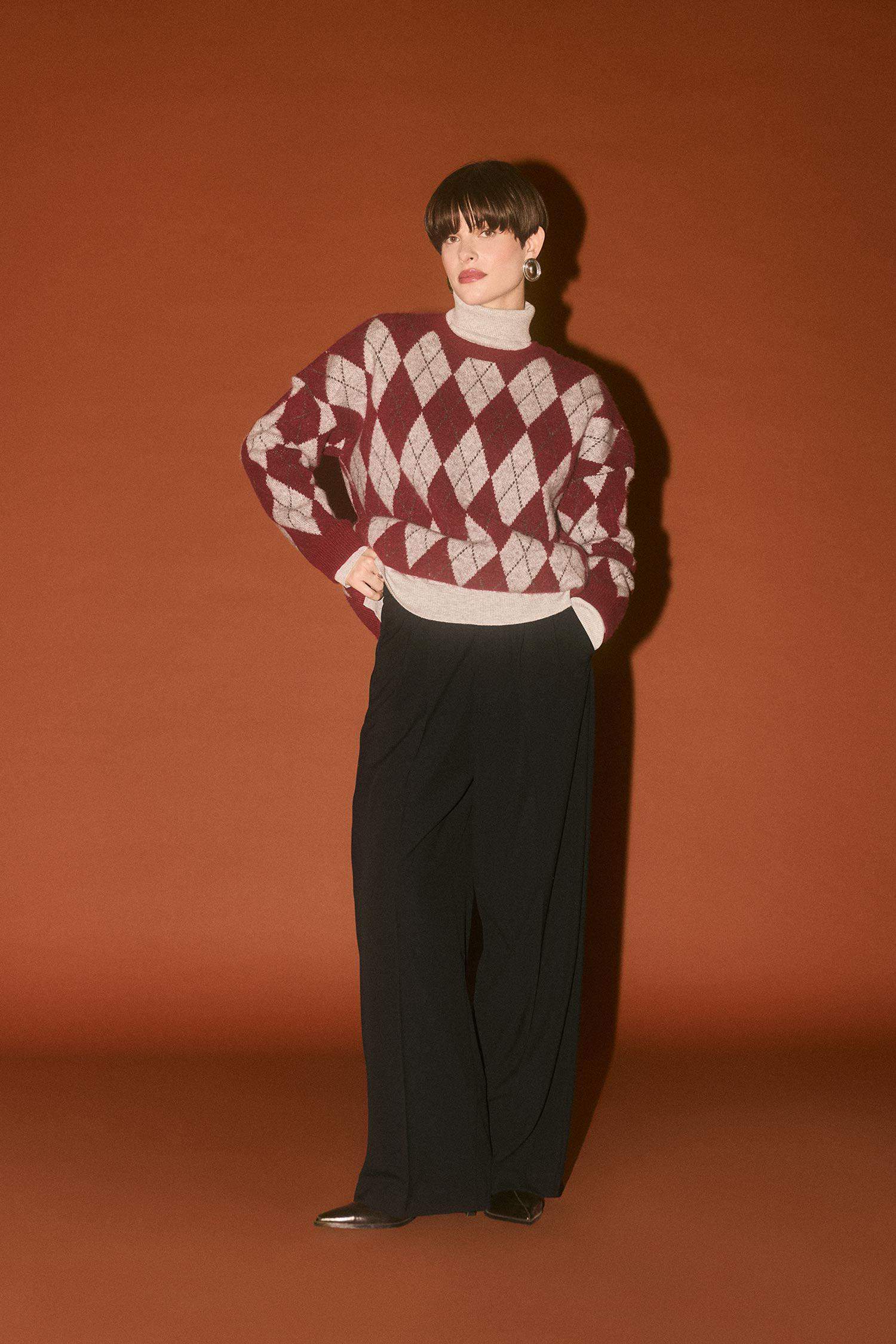 Relax Fit Crew Neck Knitwear Pullover