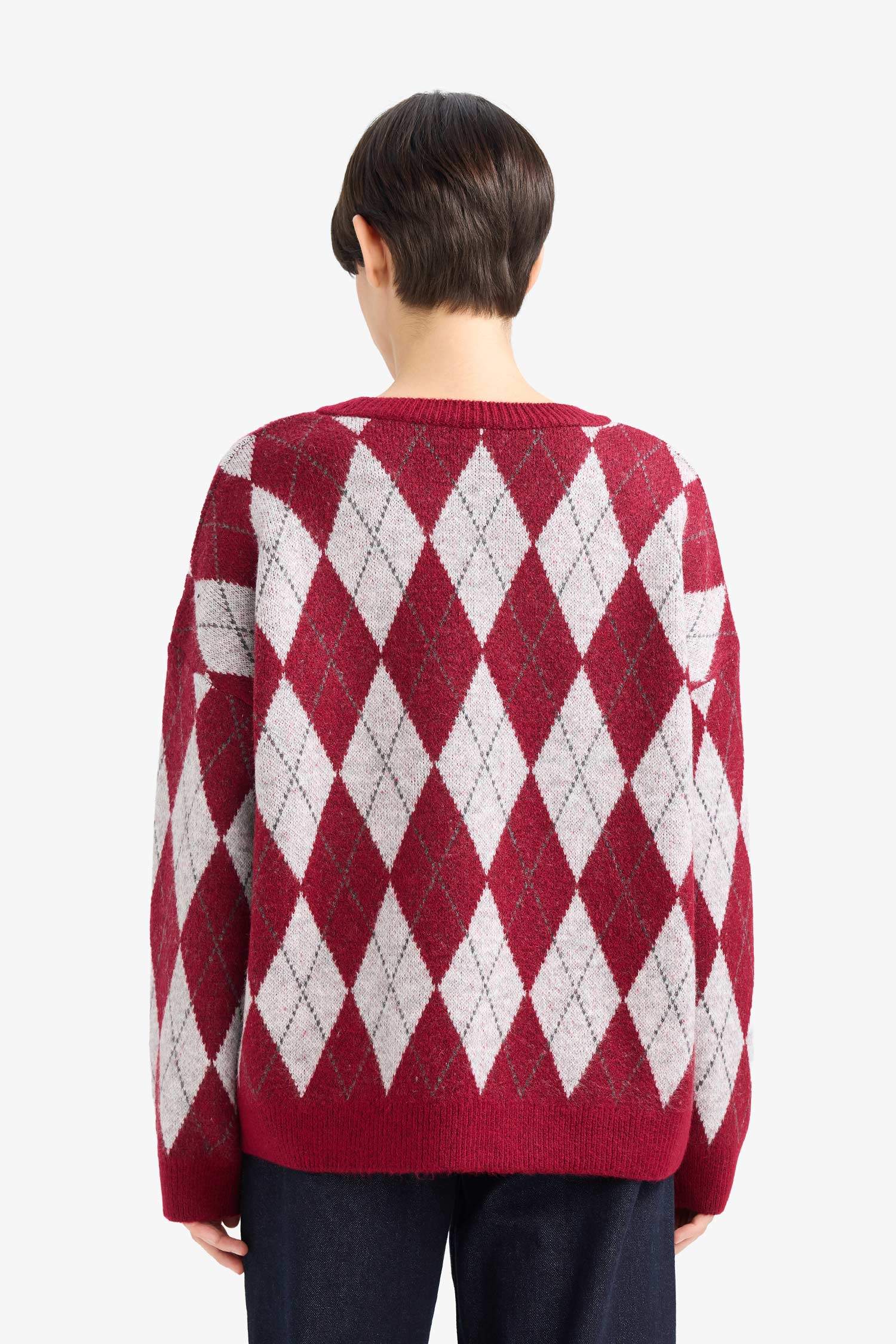 Relax Fit Crew Neck Knitwear Pullover