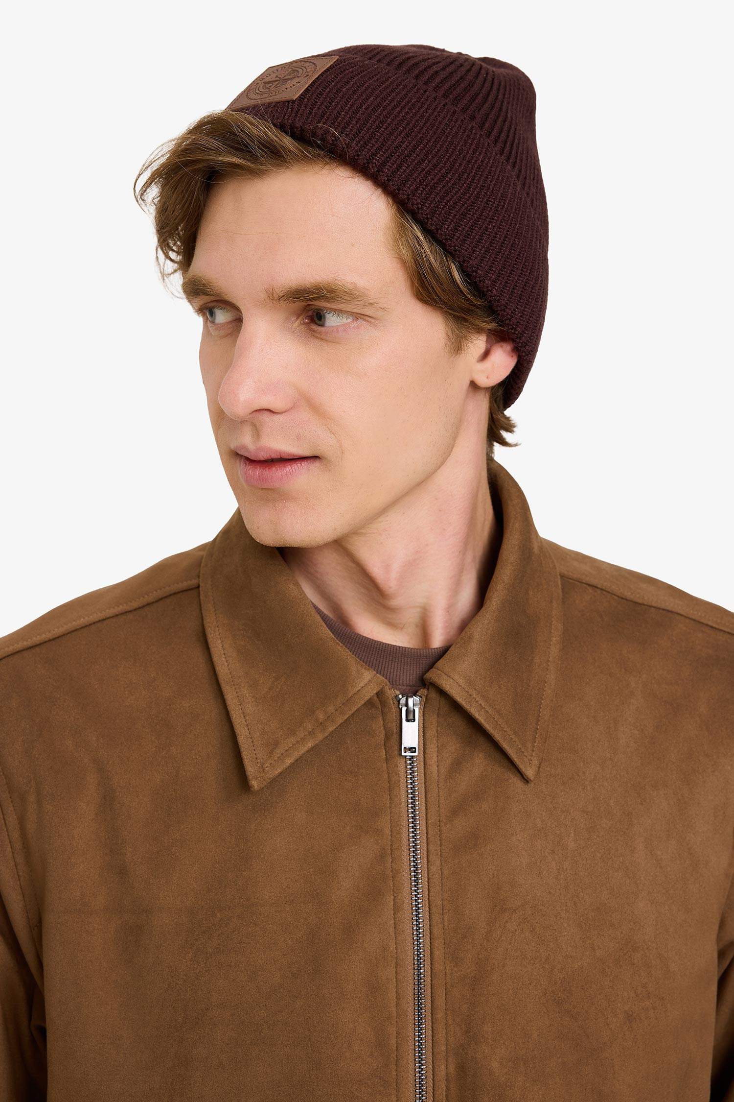 Erkek Dokuma Etiketli Triko Bere