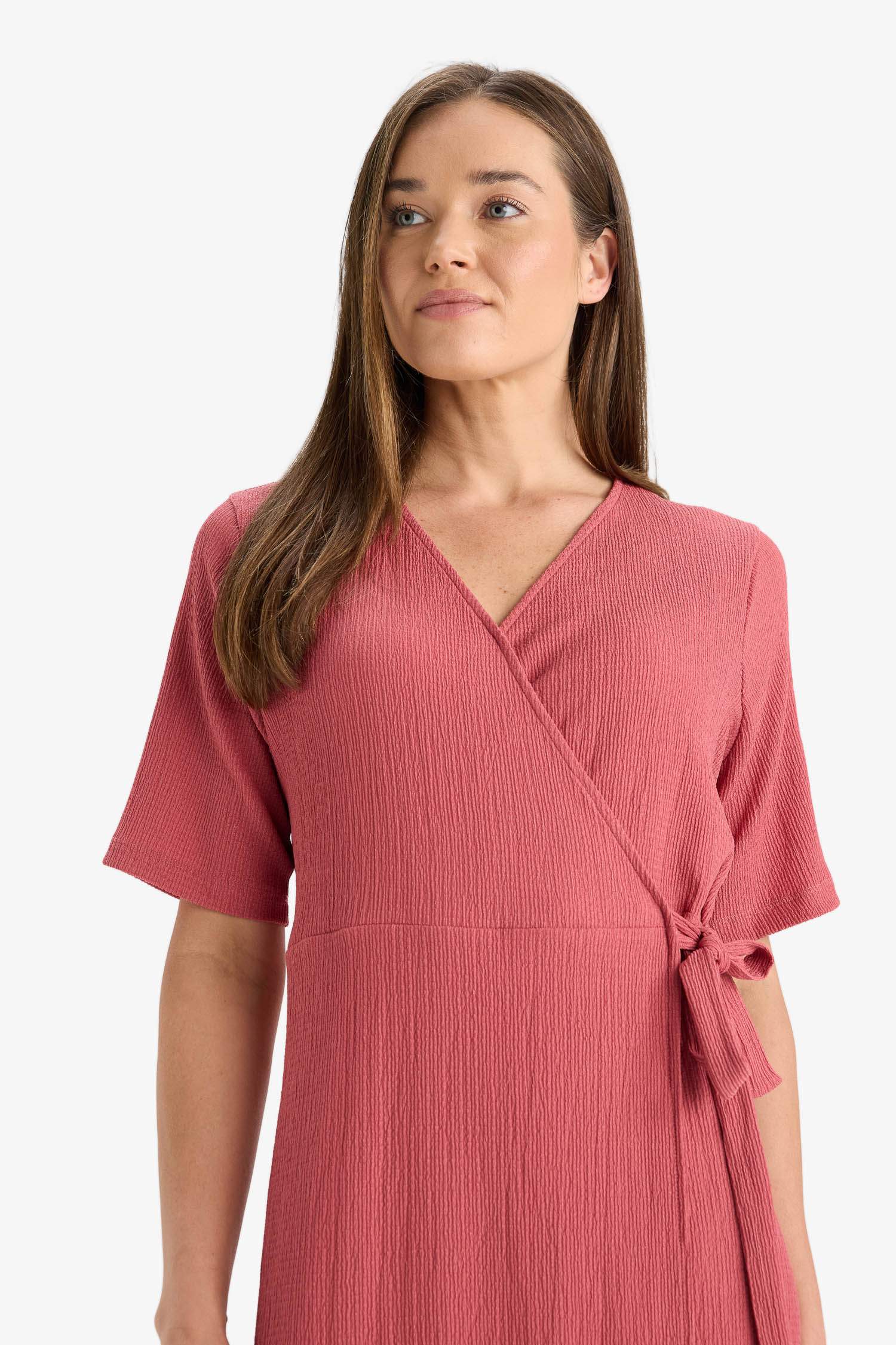 فستان نص ردن قصة عادية بياخة V