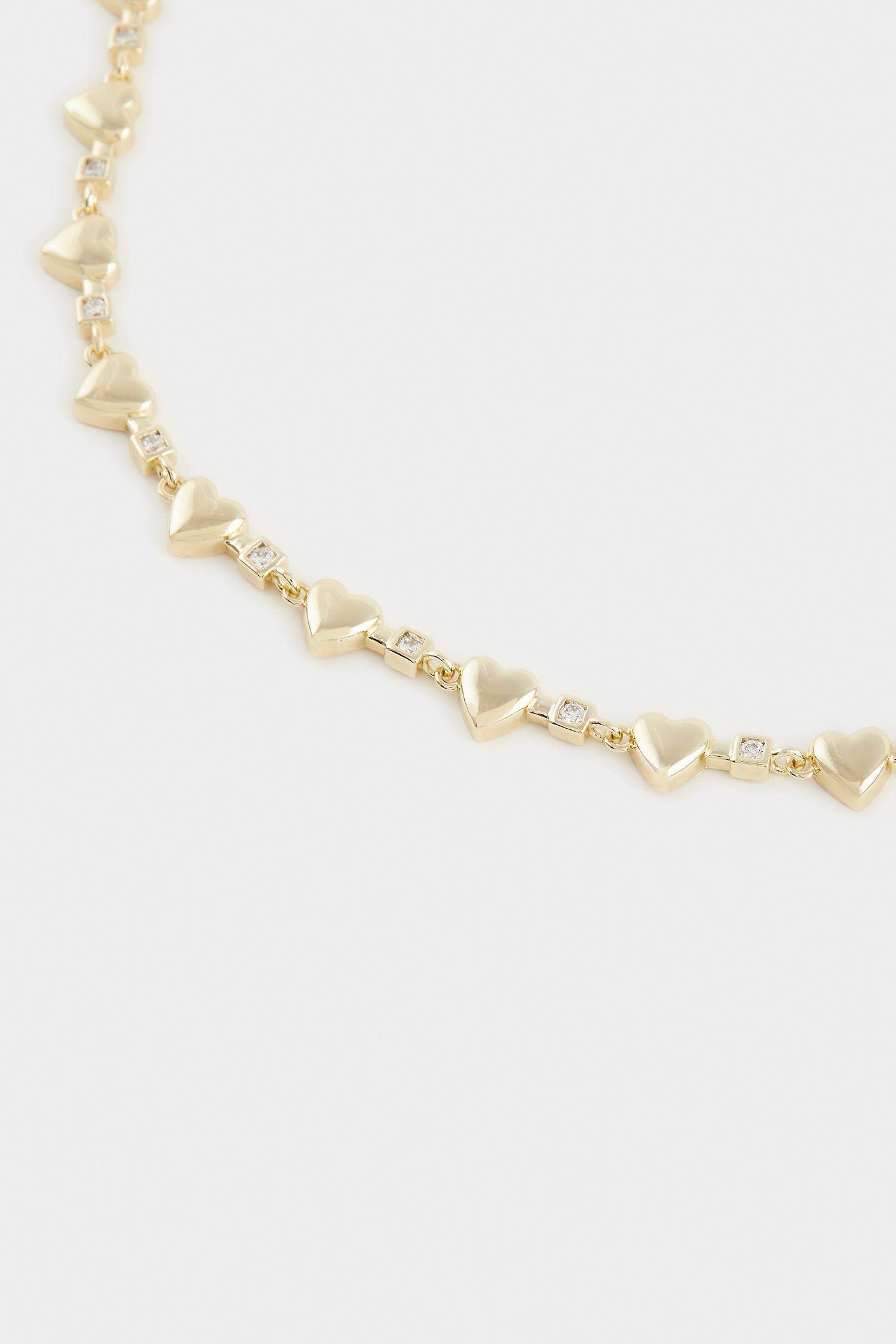 قلادة نسائي ذهبي بأحجار من Reis x DeFacto