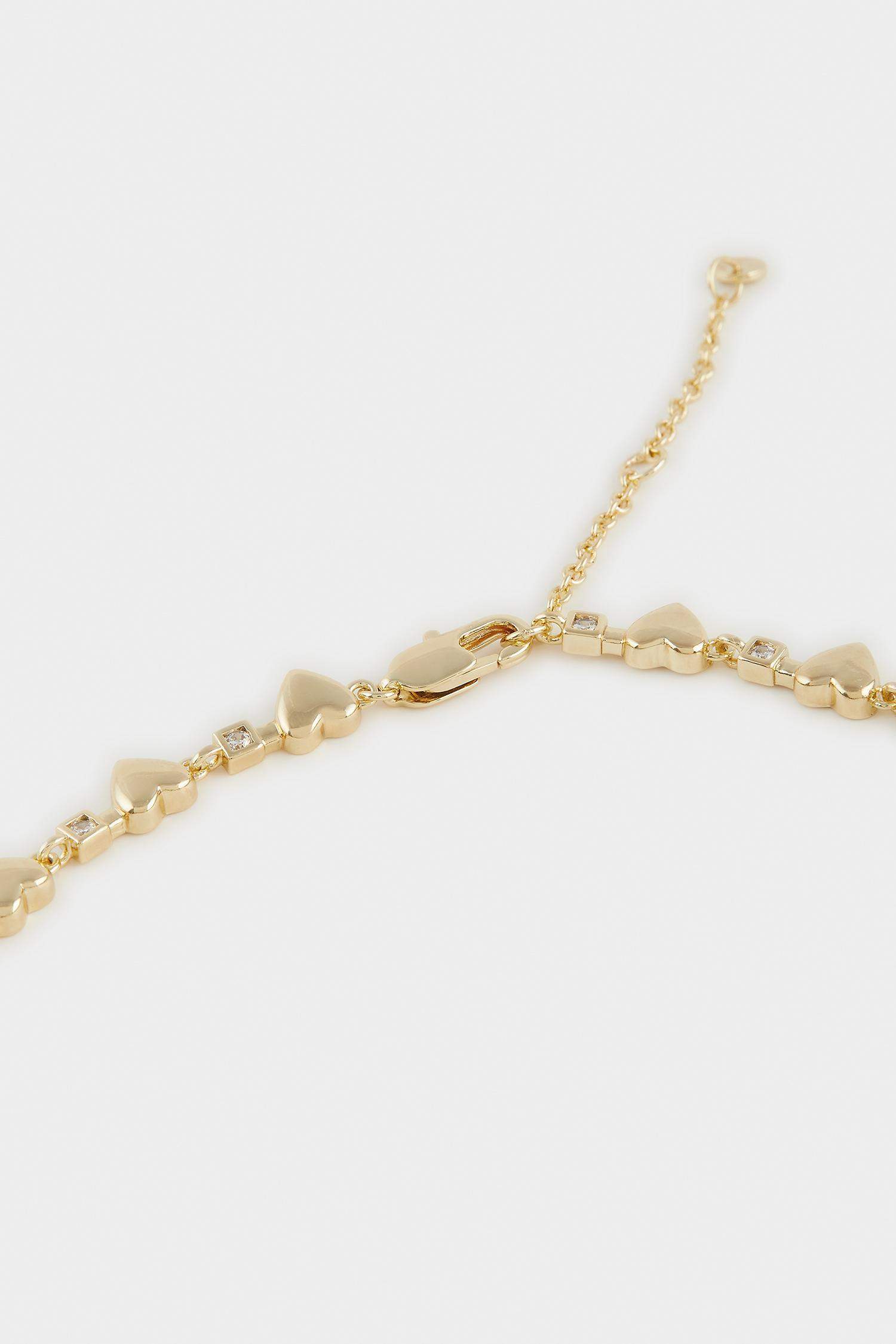 قلادة نسائي ذهبي بأحجار من Reis x DeFacto