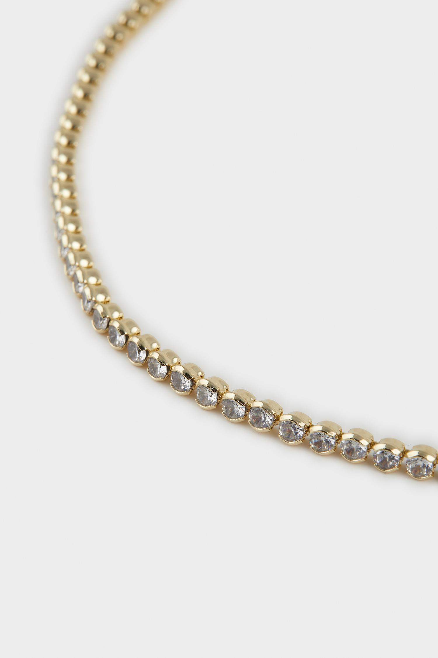 Reis x DeFacto 14 Ayar Altın Kaplama Serenata Kadın Taşlı Gold Kolye