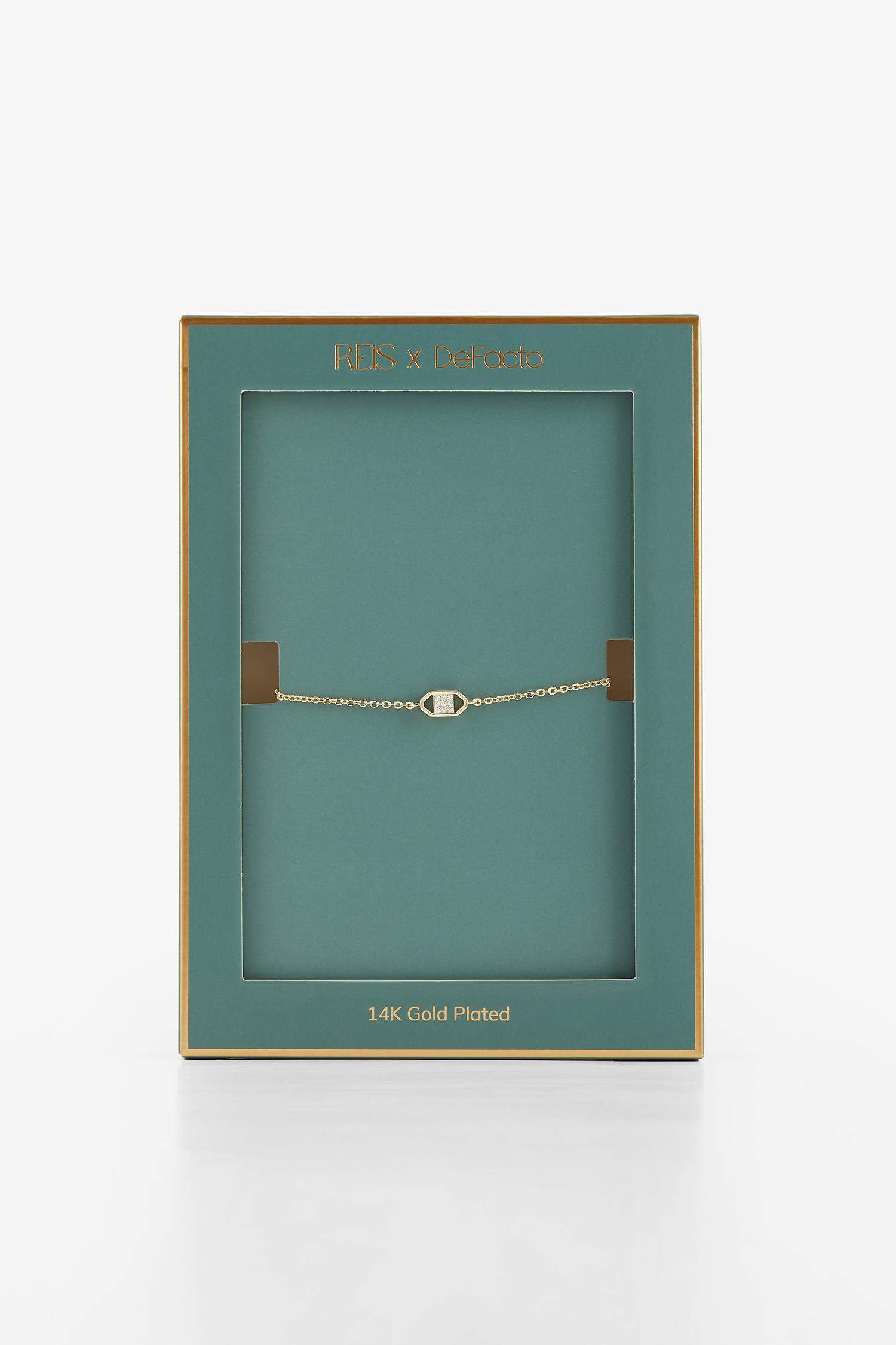 سوار ذهبي نسائي بأحجار من Reis x DeFacto