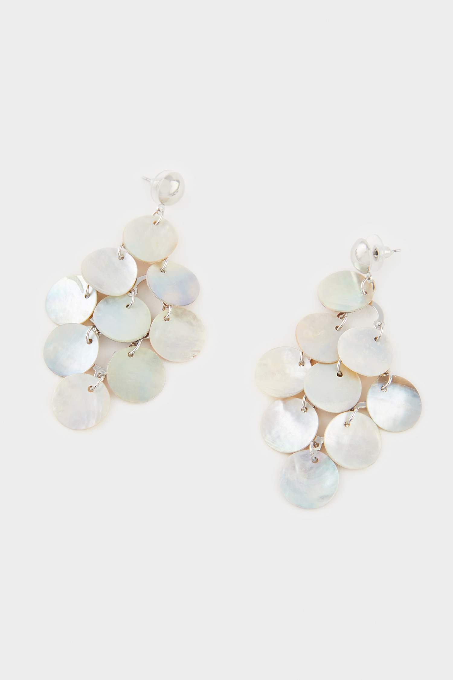 سيت تراجي وقلادة نسائي فضي - قطعتين