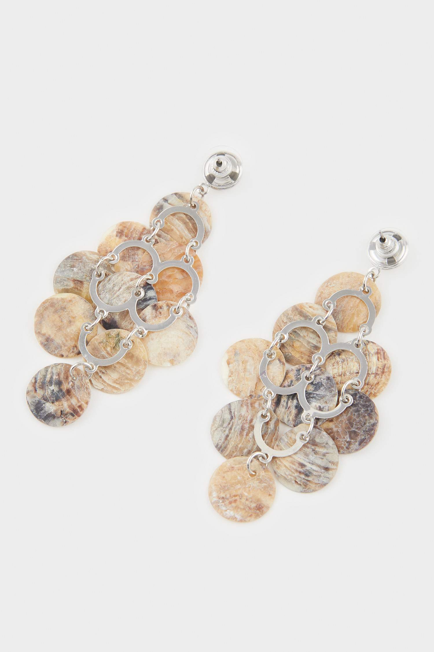 سيت تراجي وقلادة نسائي فضي - قطعتين