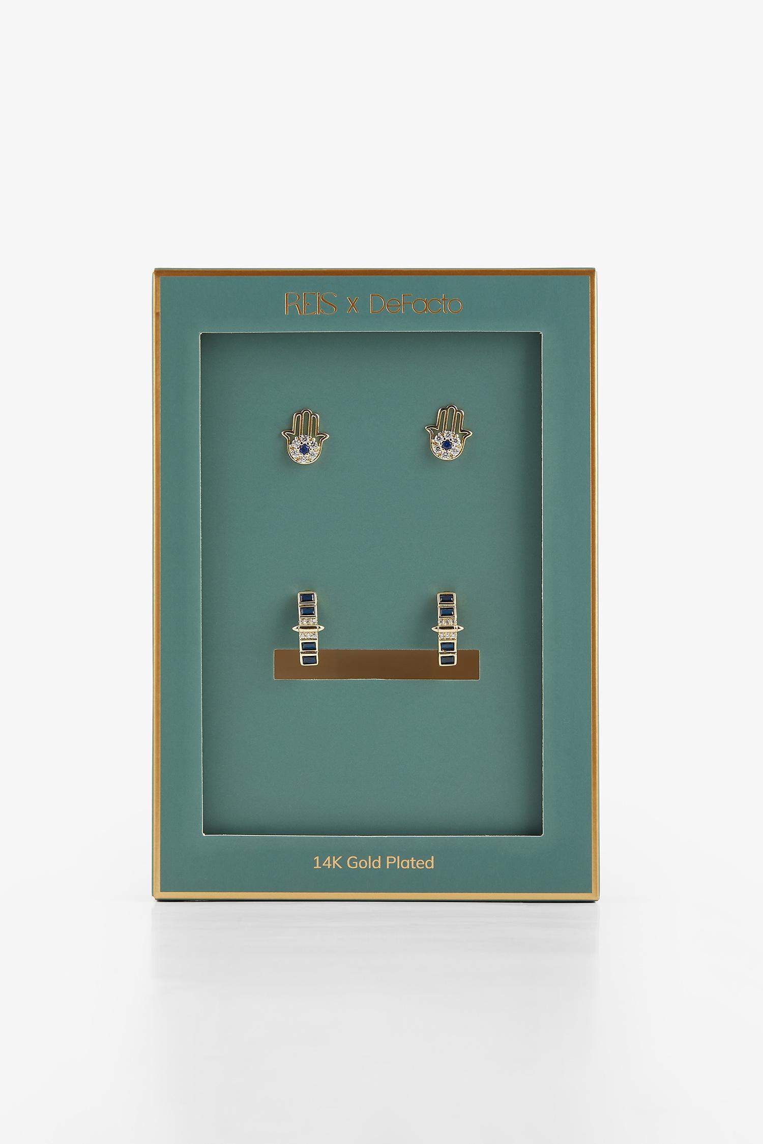 تراجي نسائي ذهبي أزرق - قطعتين من Reis x DeFacto