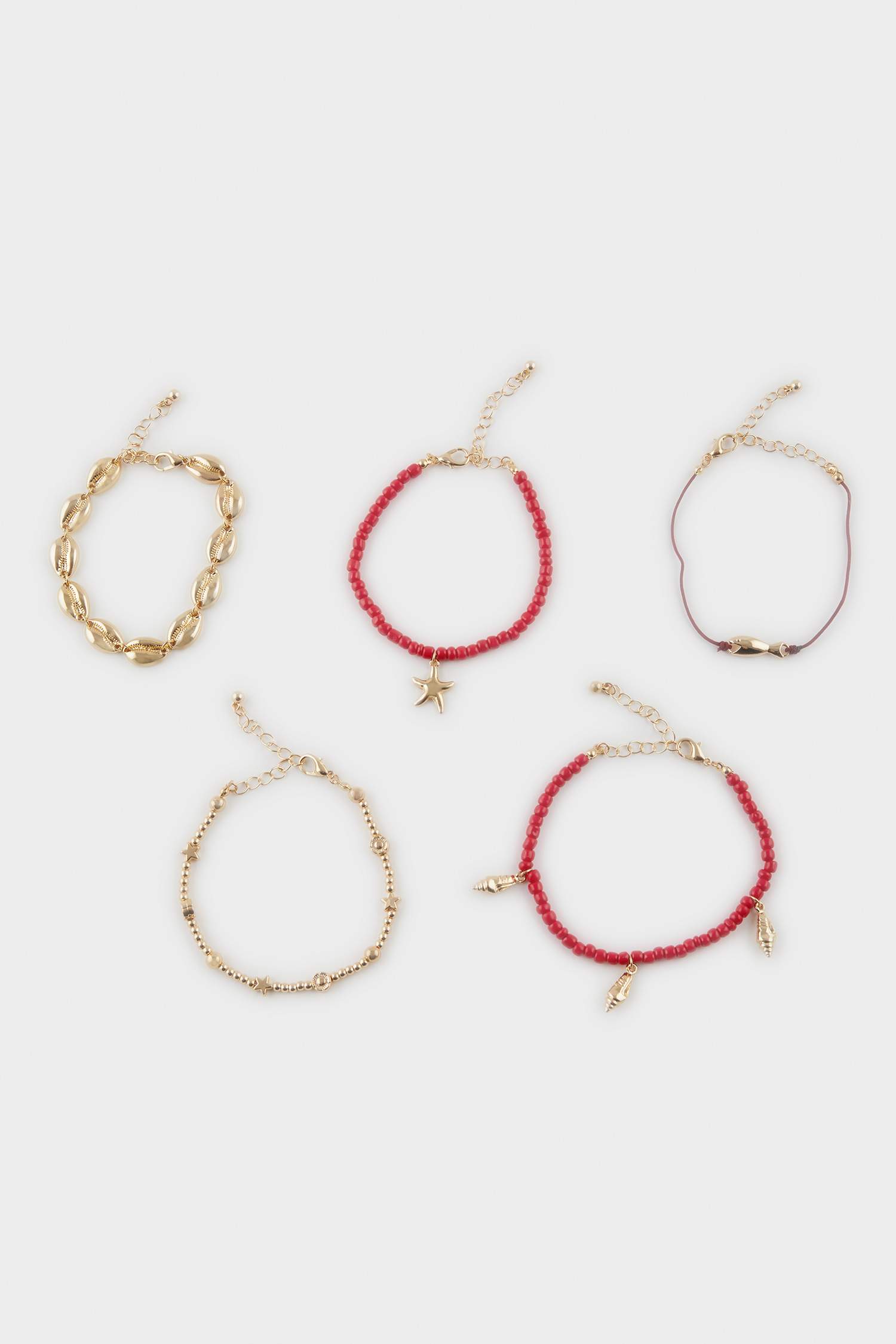 Kadın 5'li Renkli Bileklik