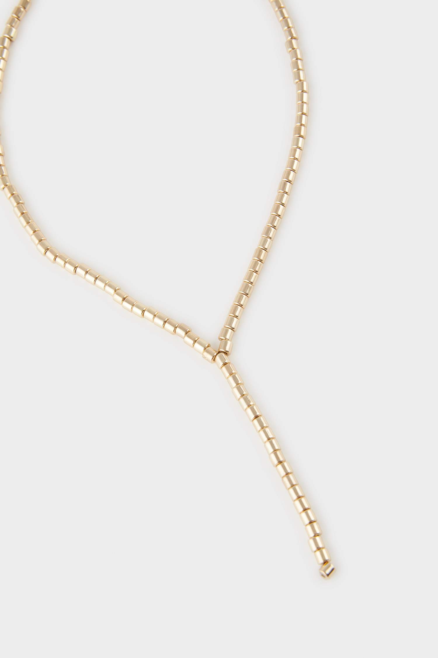 قلادة نسائي بخرز ملون احمر - قطعتين