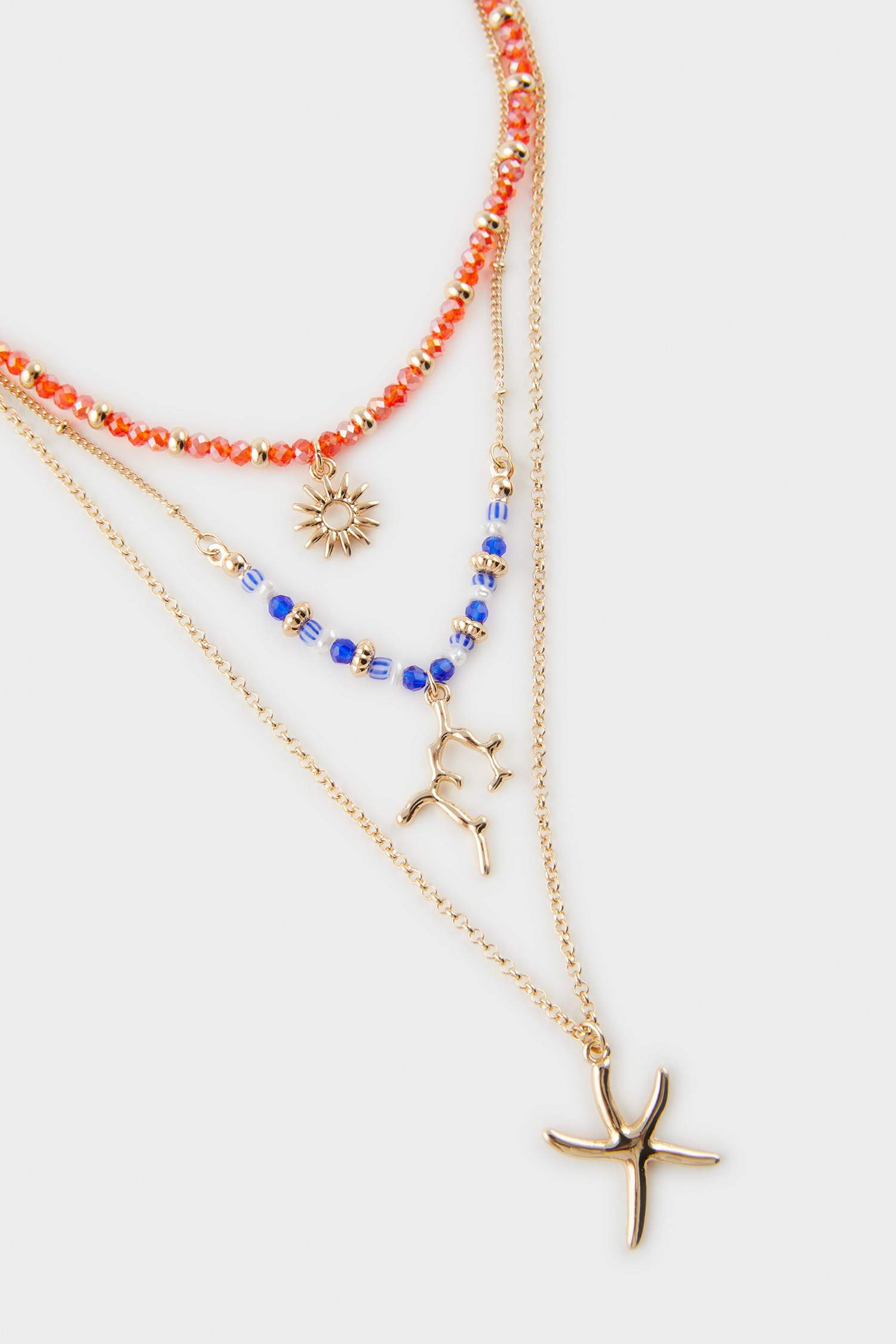 Lot de 3 Colliers dorés coquillage pour femme