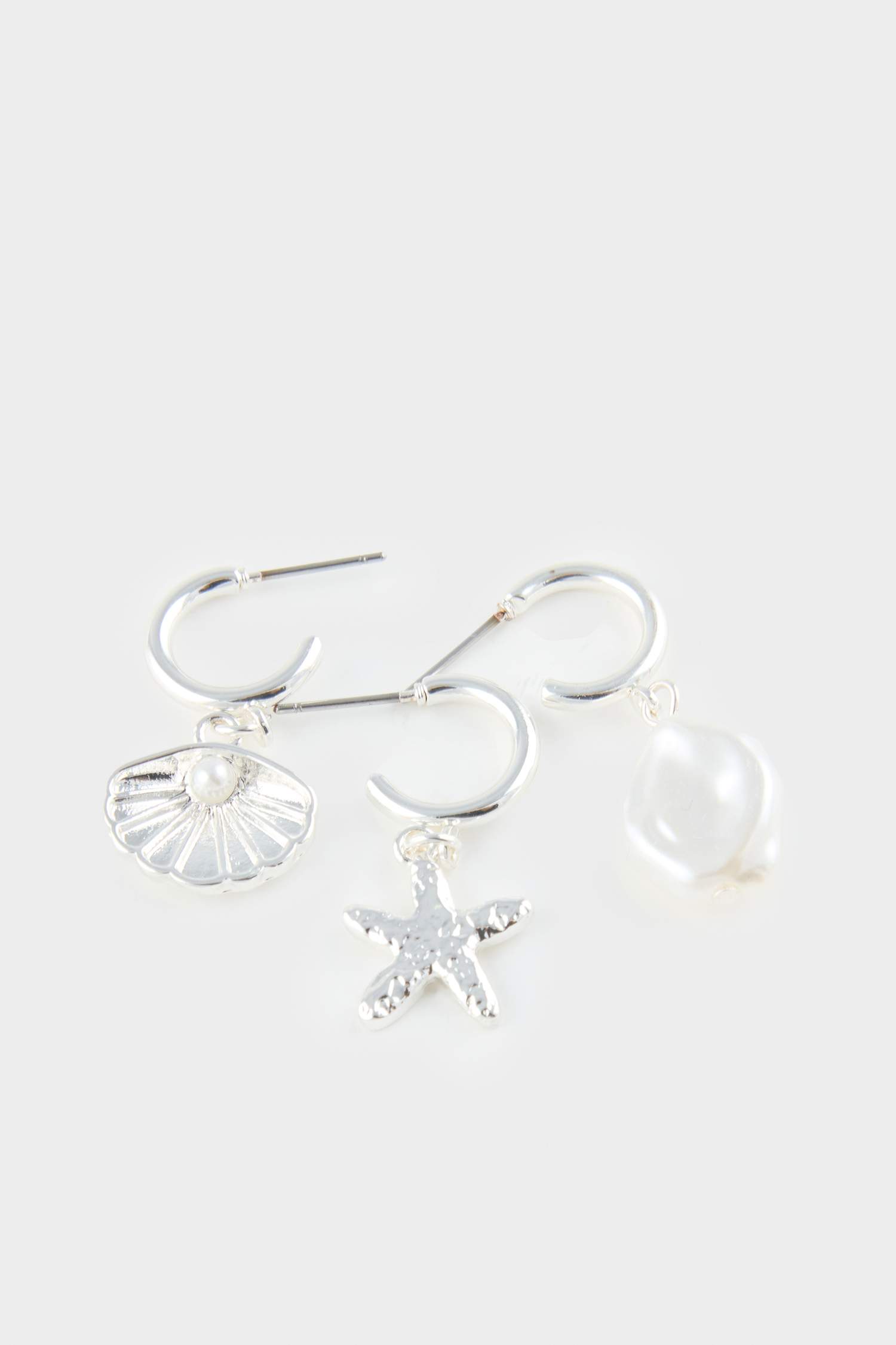 Kadın 6'lı Silver Küpe