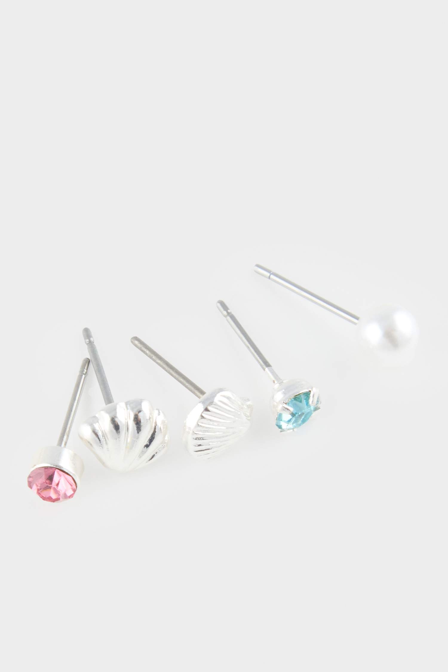 Kadın 6'lı Silver Küpe