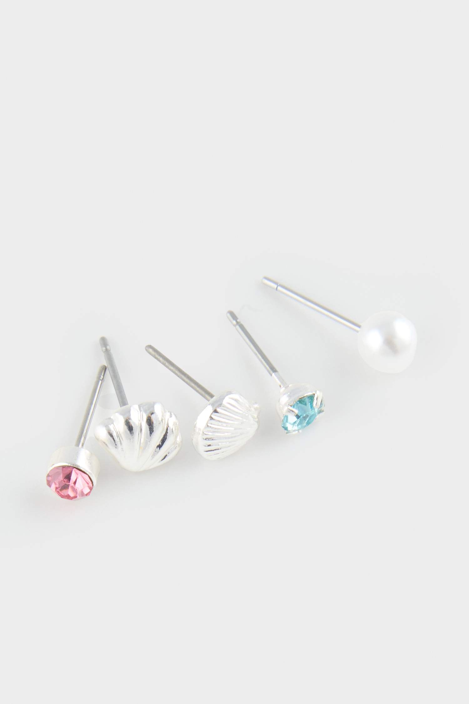 Kadın 6'lı Silver Küpe