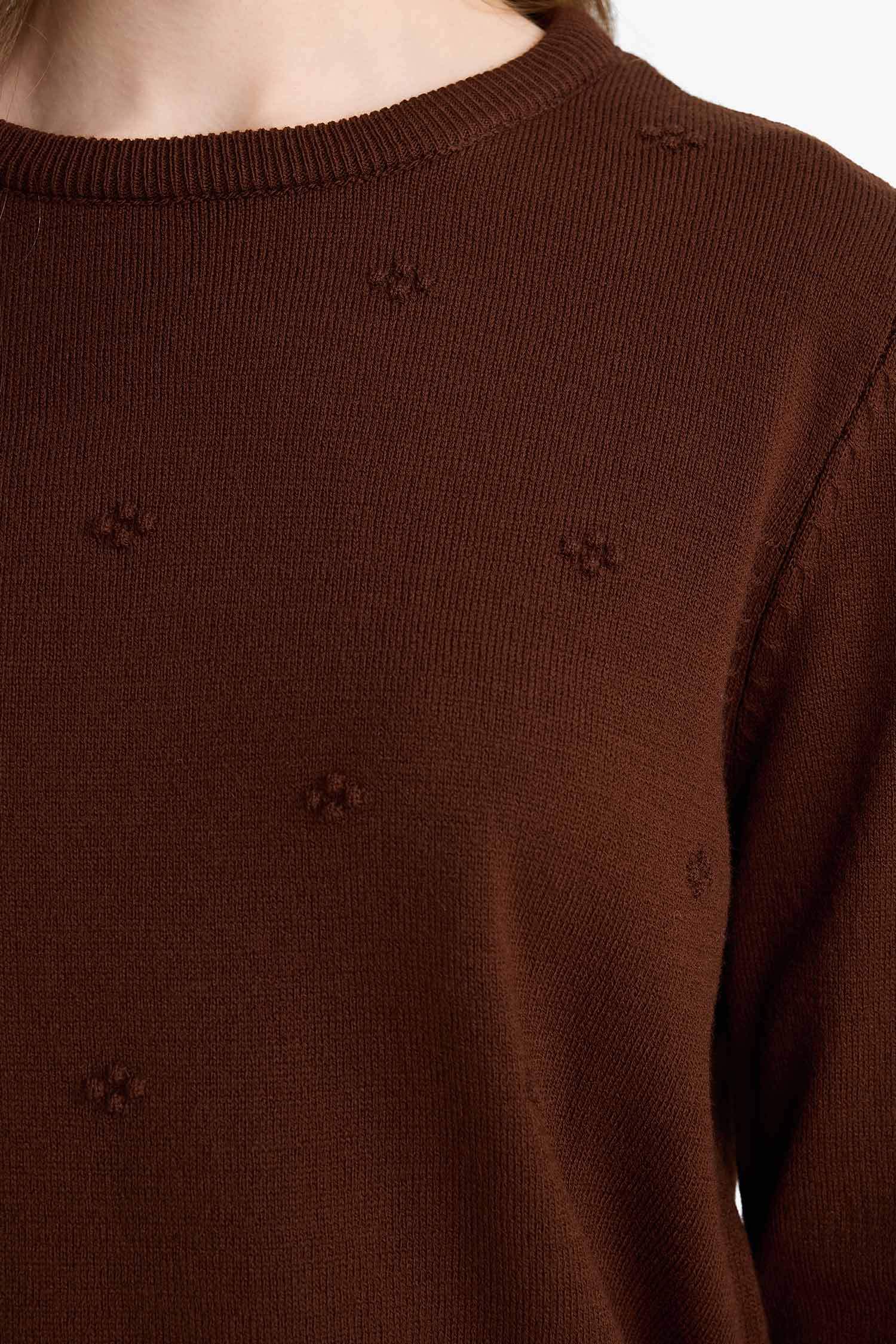 Regular Fit Crew Neck Knitwear Pullover