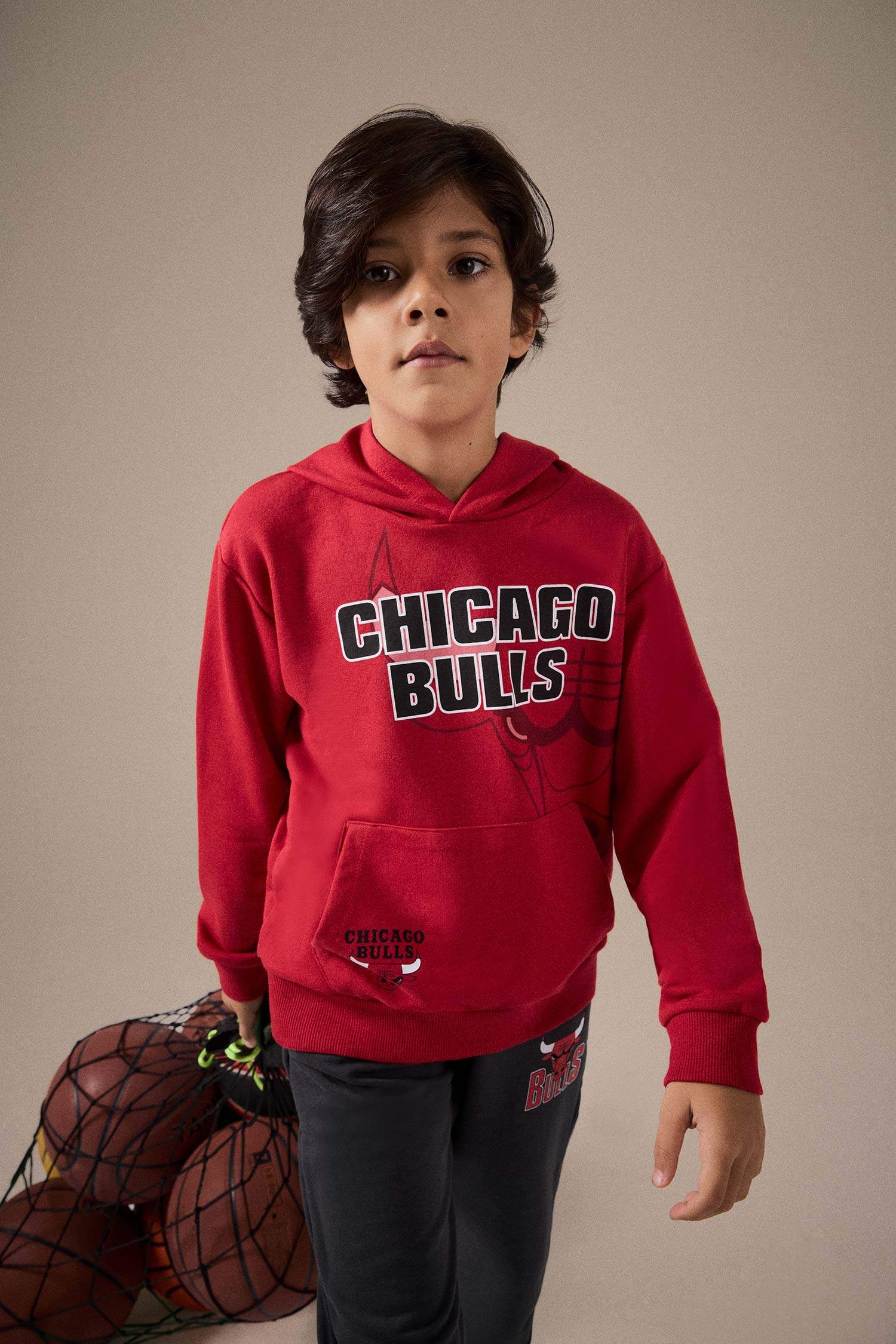Sweat à capuche NBA Chicago Bulls pour garçon